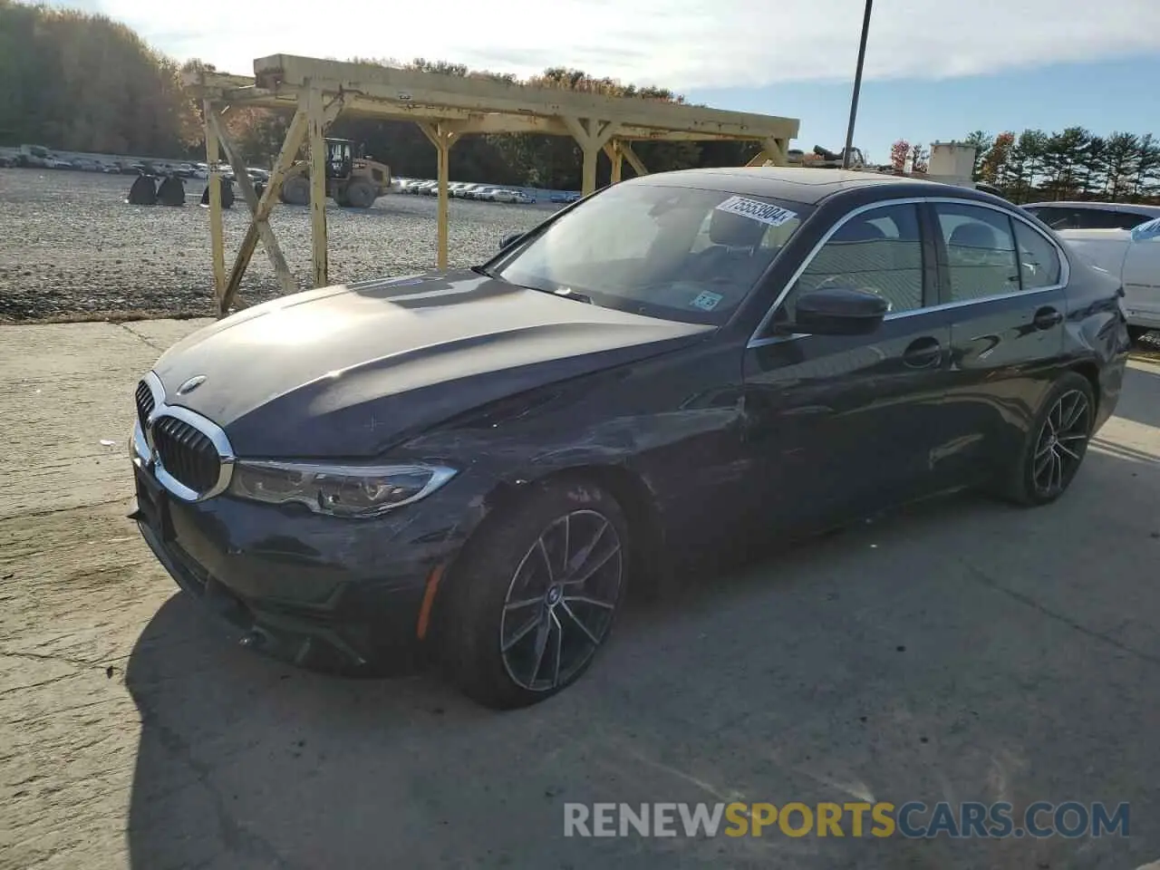 1 fotografías del automóvil dañado WBA5R7C08LFH70464 BMW 3 SERIES 2020
