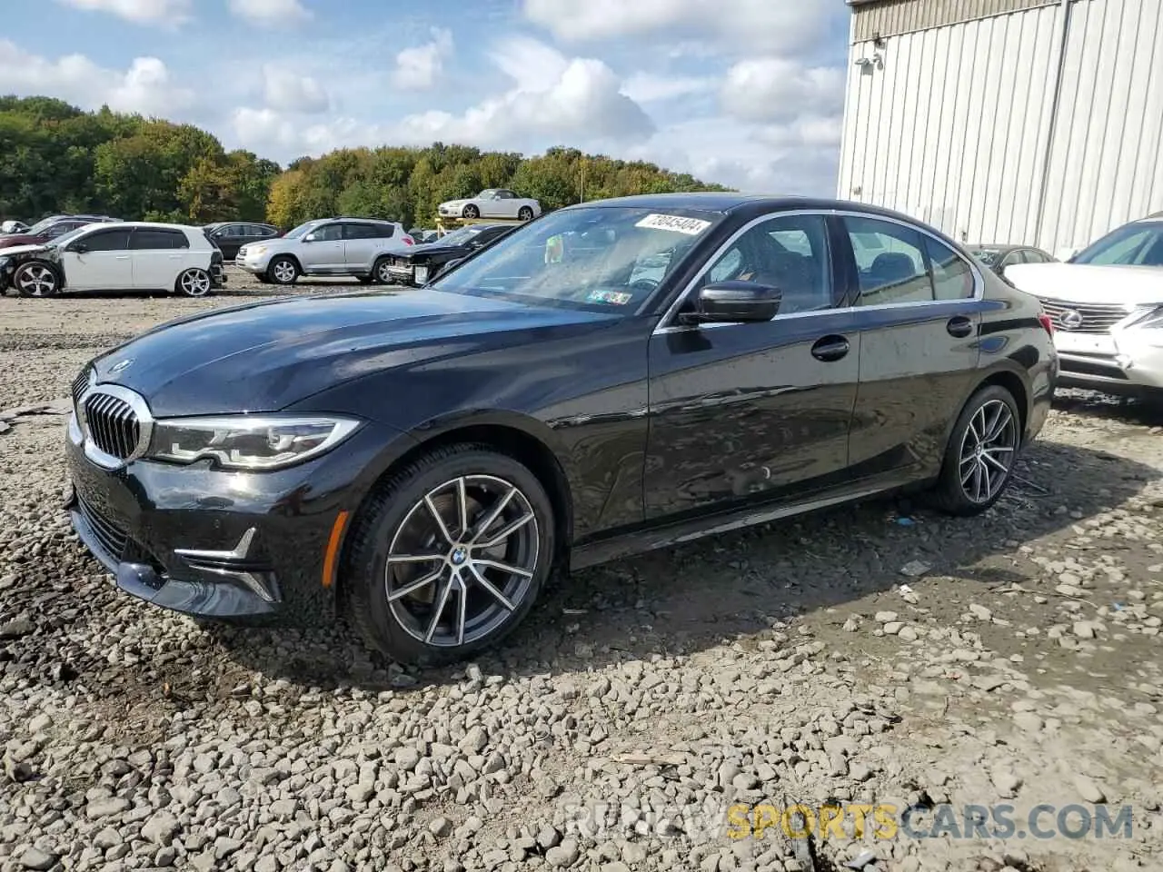 1 fotografías del automóvil dañado WBA5R7C09LFH44603 BMW 3 SERIES 2020