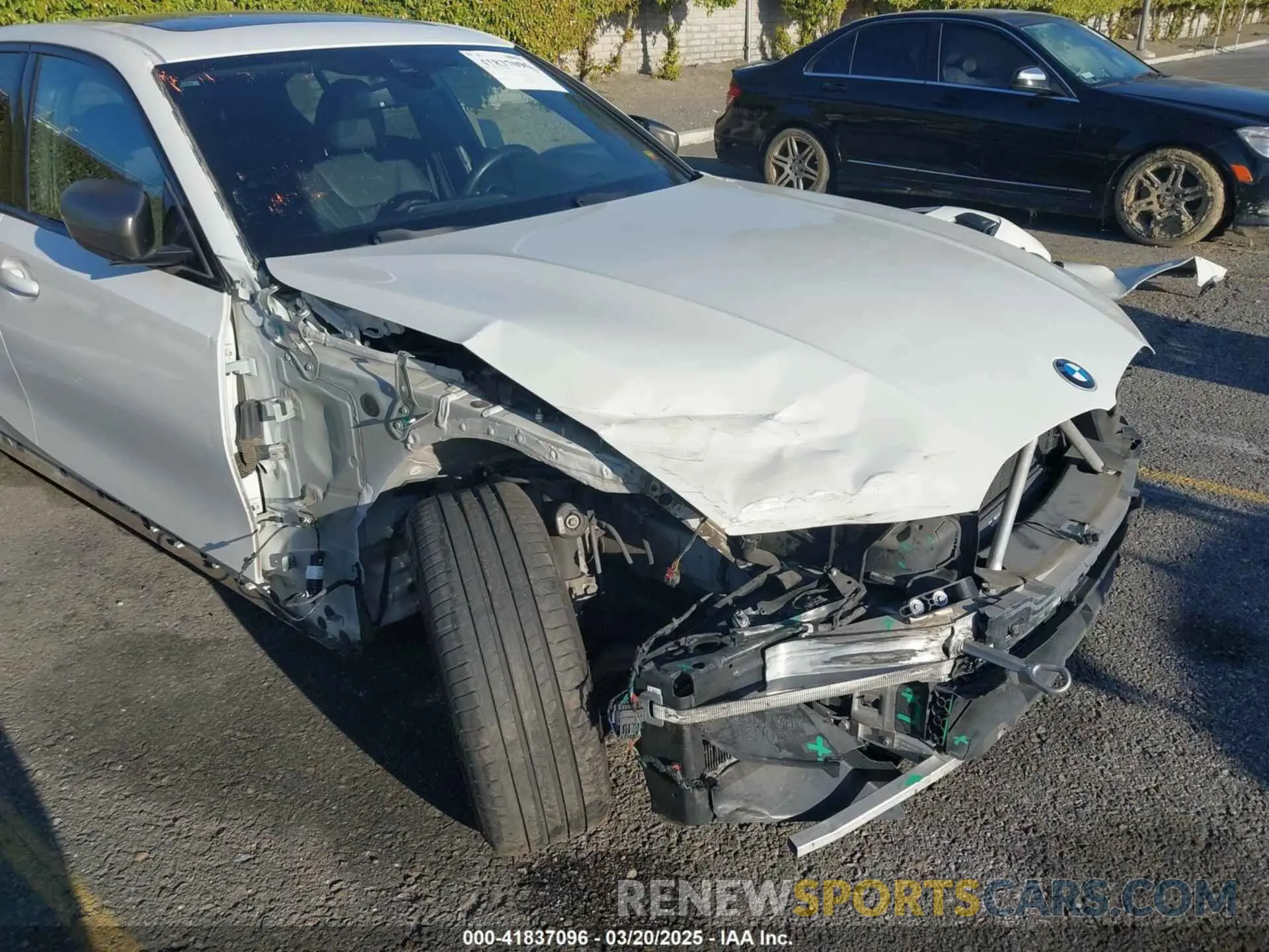 6 fotografías del automóvil dañado WBA5U7C00LA286622 BMW 3 SERIES 2020