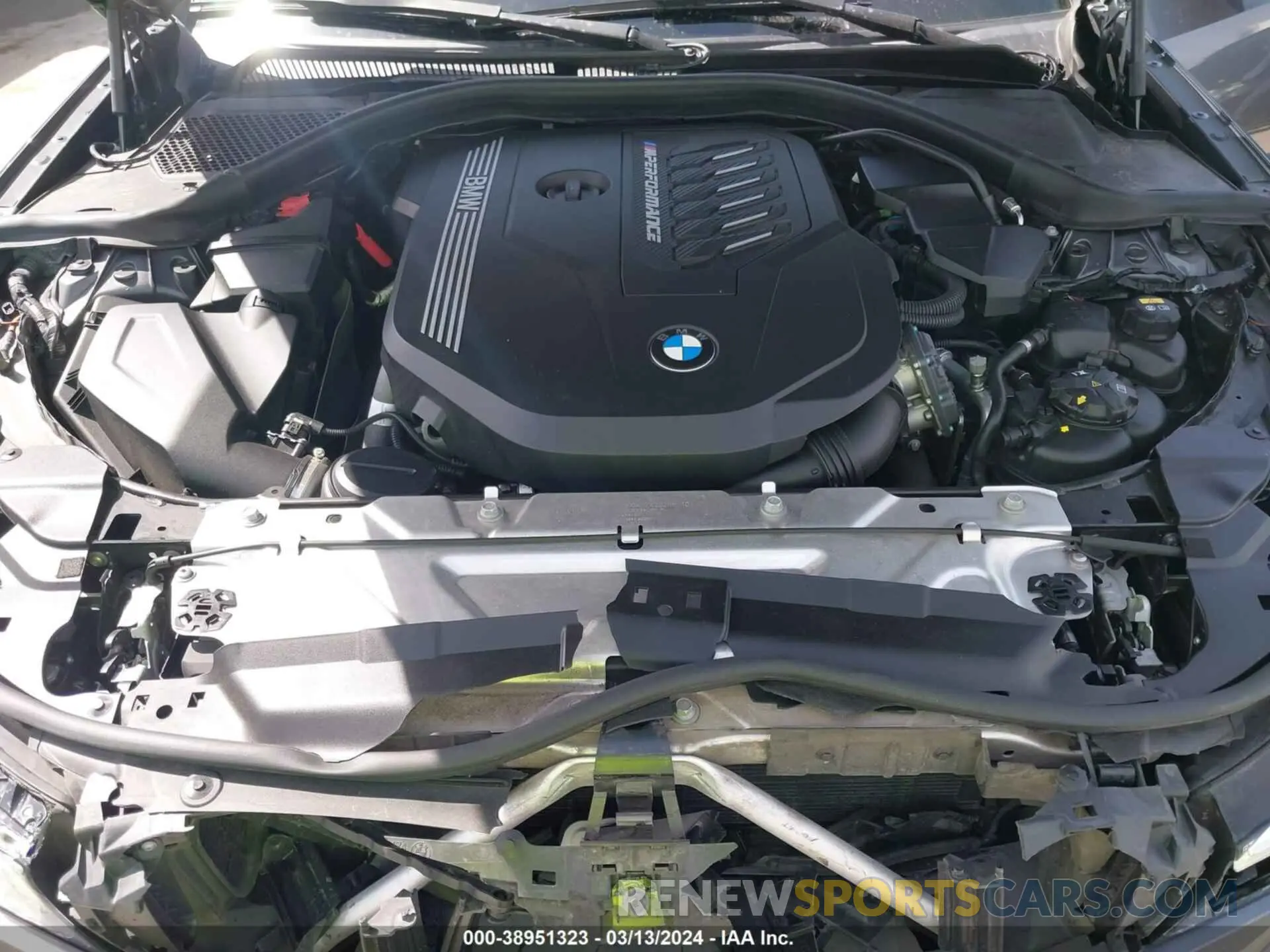 10 fotografías del automóvil dañado WBA5U7C01LFH01470 BMW 3 SERIES 2020