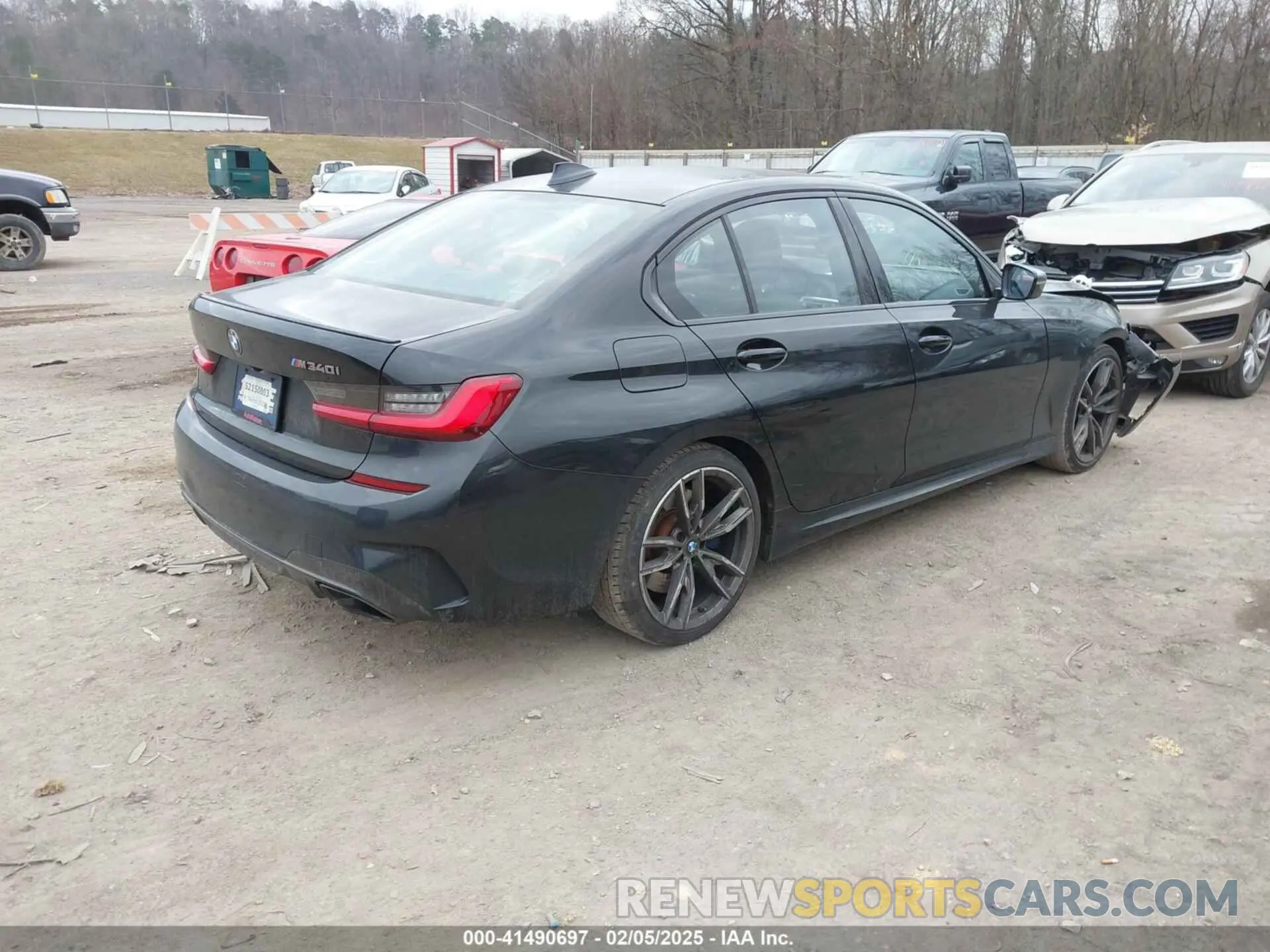 4 fotografías del automóvil dañado WBA5U7C02LAF54184 BMW 3 SERIES 2020