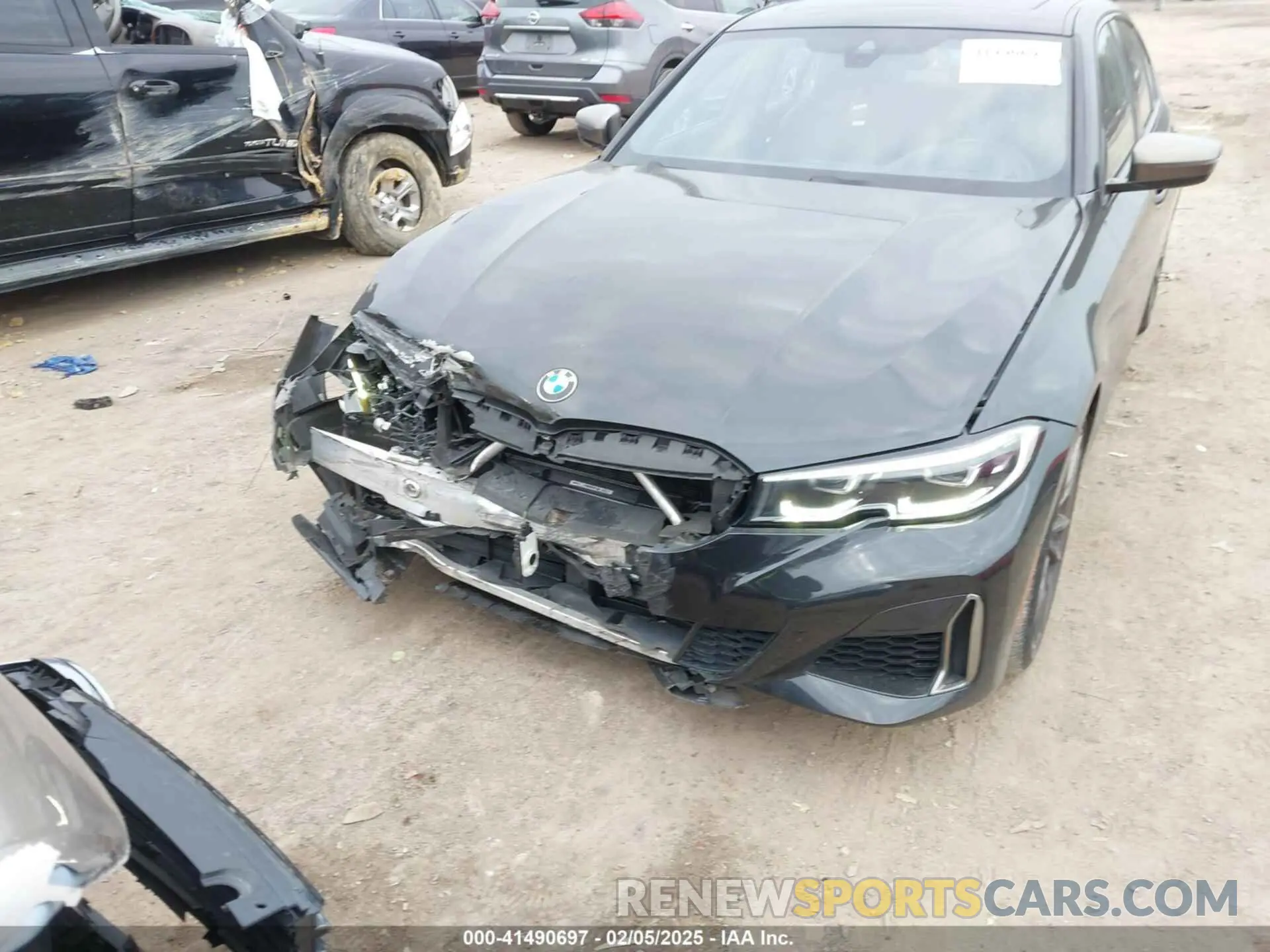 6 fotografías del automóvil dañado WBA5U7C02LAF54184 BMW 3 SERIES 2020