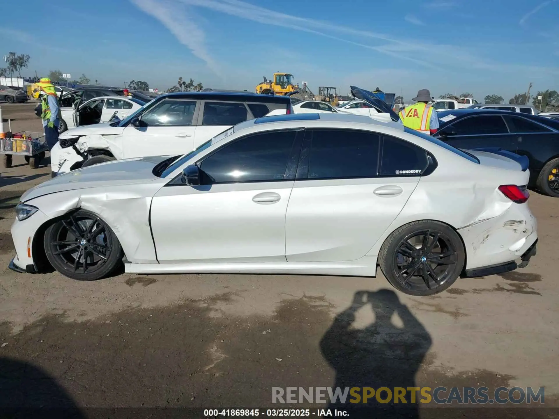 14 fotografías del automóvil dañado WBA5U7C02LFH69972 BMW 3 SERIES 2020