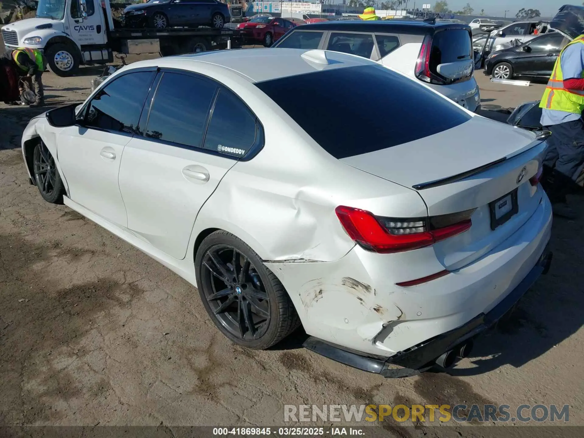 3 fotografías del automóvil dañado WBA5U7C02LFH69972 BMW 3 SERIES 2020