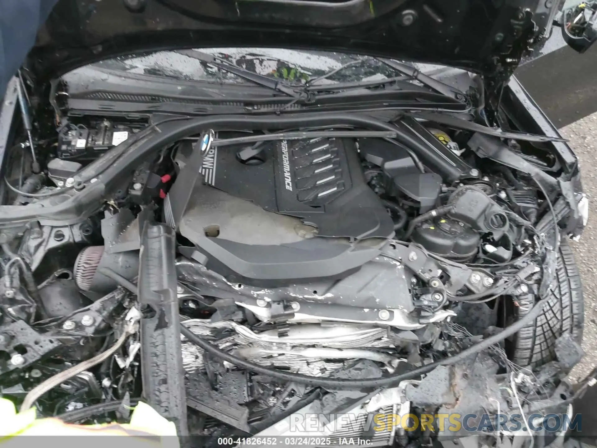 10 fotografías del automóvil dañado WBA5U7C03LFH93116 BMW 3 SERIES 2020