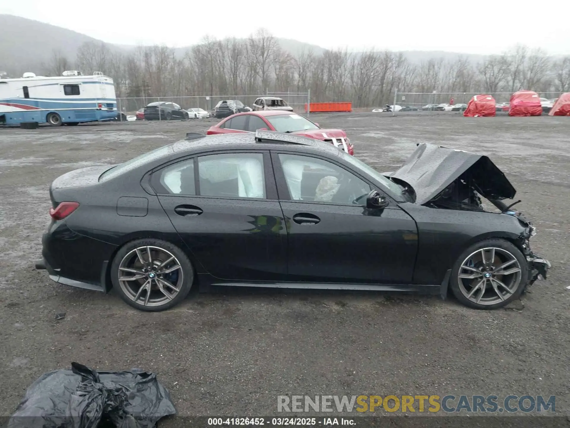 13 fotografías del automóvil dañado WBA5U7C03LFH93116 BMW 3 SERIES 2020