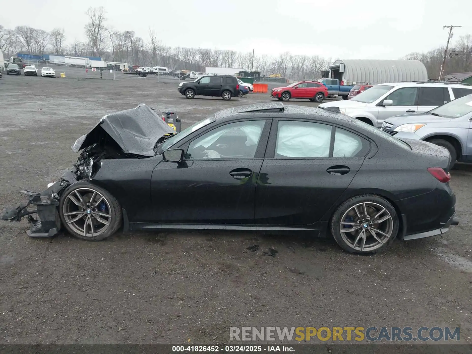 14 fotografías del automóvil dañado WBA5U7C03LFH93116 BMW 3 SERIES 2020