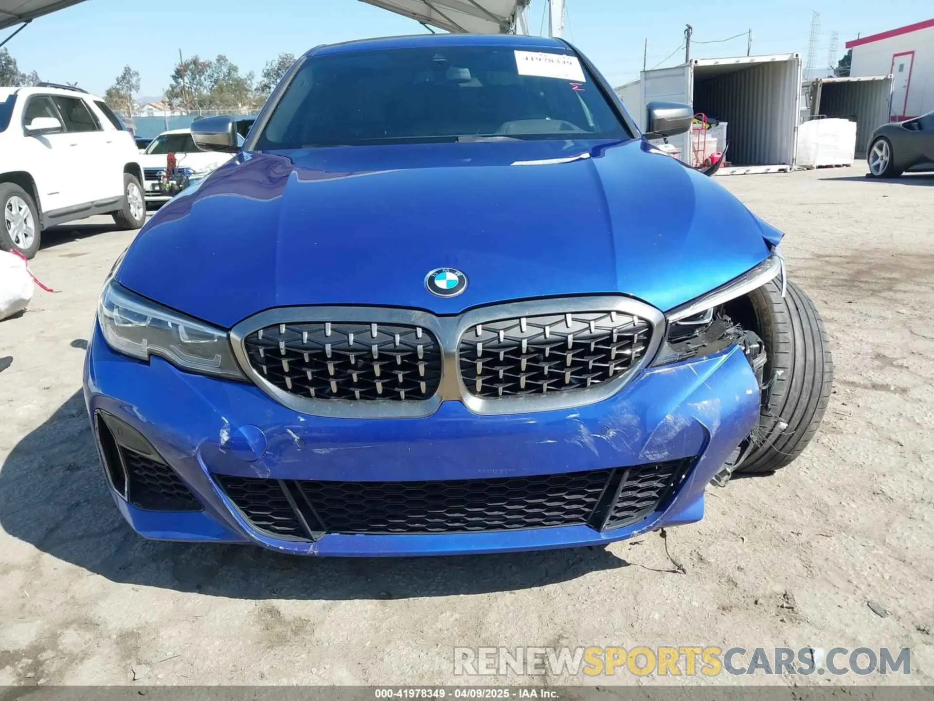 12 fotografías del automóvil dañado WBA5U7C04LA232384 BMW 3 SERIES 2020