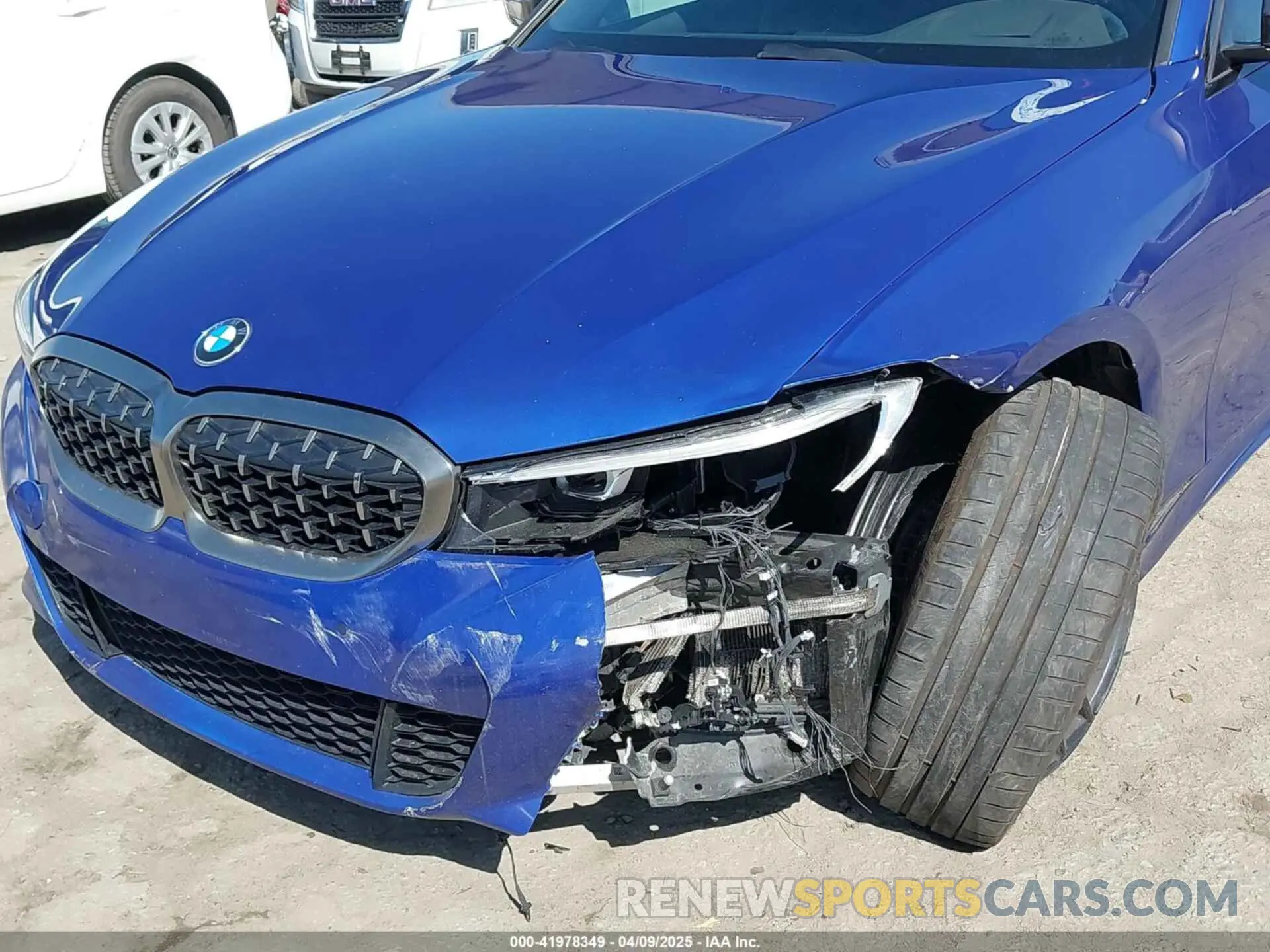6 fotografías del automóvil dañado WBA5U7C04LA232384 BMW 3 SERIES 2020