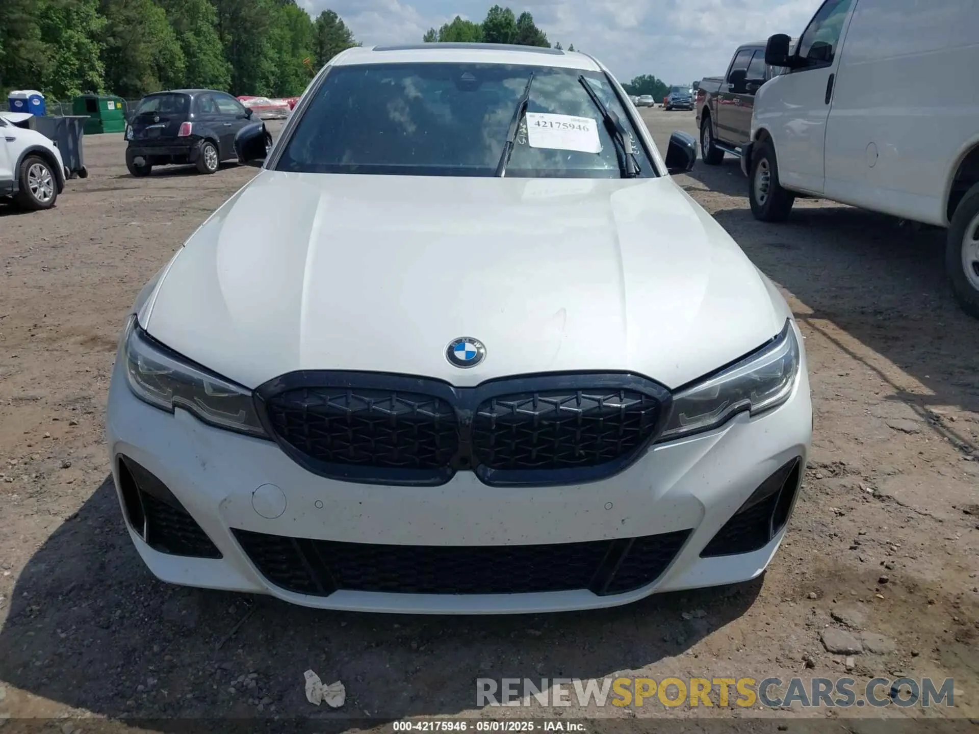 11 fotografías del automóvil dañado WBA5U7C06LA232418 BMW 3 SERIES 2020