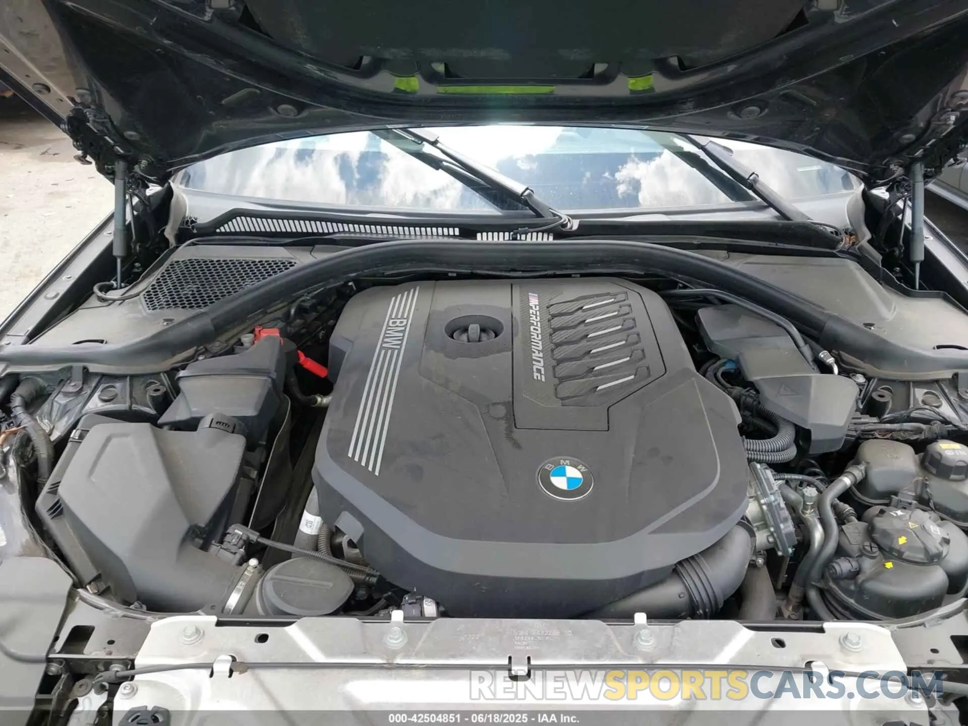 10 fotografías del automóvil dañado WBA5U7C06LFH27191 BMW 3 SERIES 2020