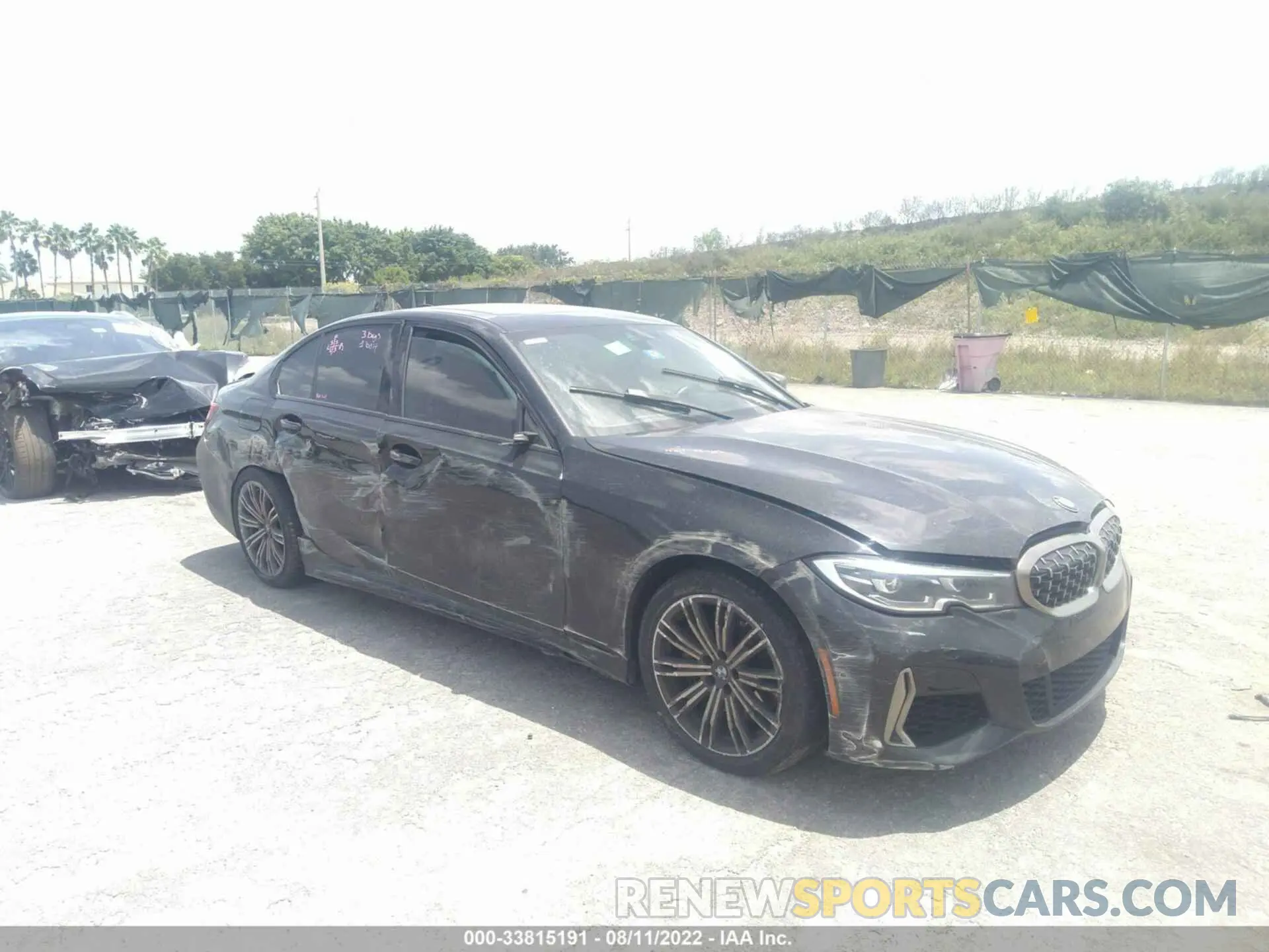 1 fotografías del automóvil dañado WBA5U7C06LFH45190 BMW 3 SERIES 2020