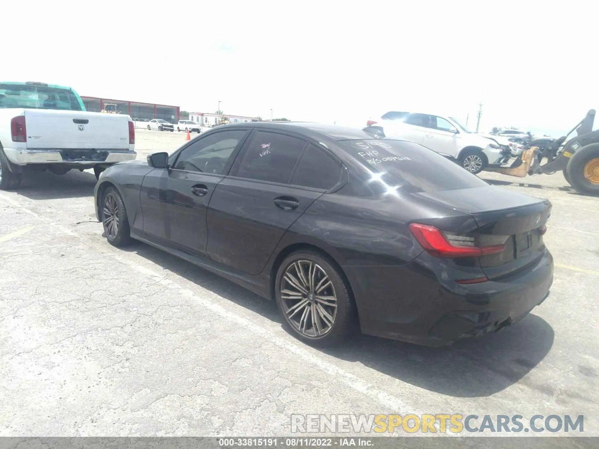 3 fotografías del automóvil dañado WBA5U7C06LFH45190 BMW 3 SERIES 2020