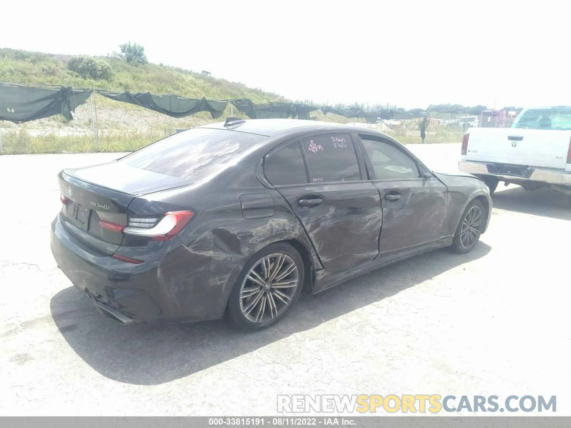 4 fotografías del automóvil dañado WBA5U7C06LFH45190 BMW 3 SERIES 2020