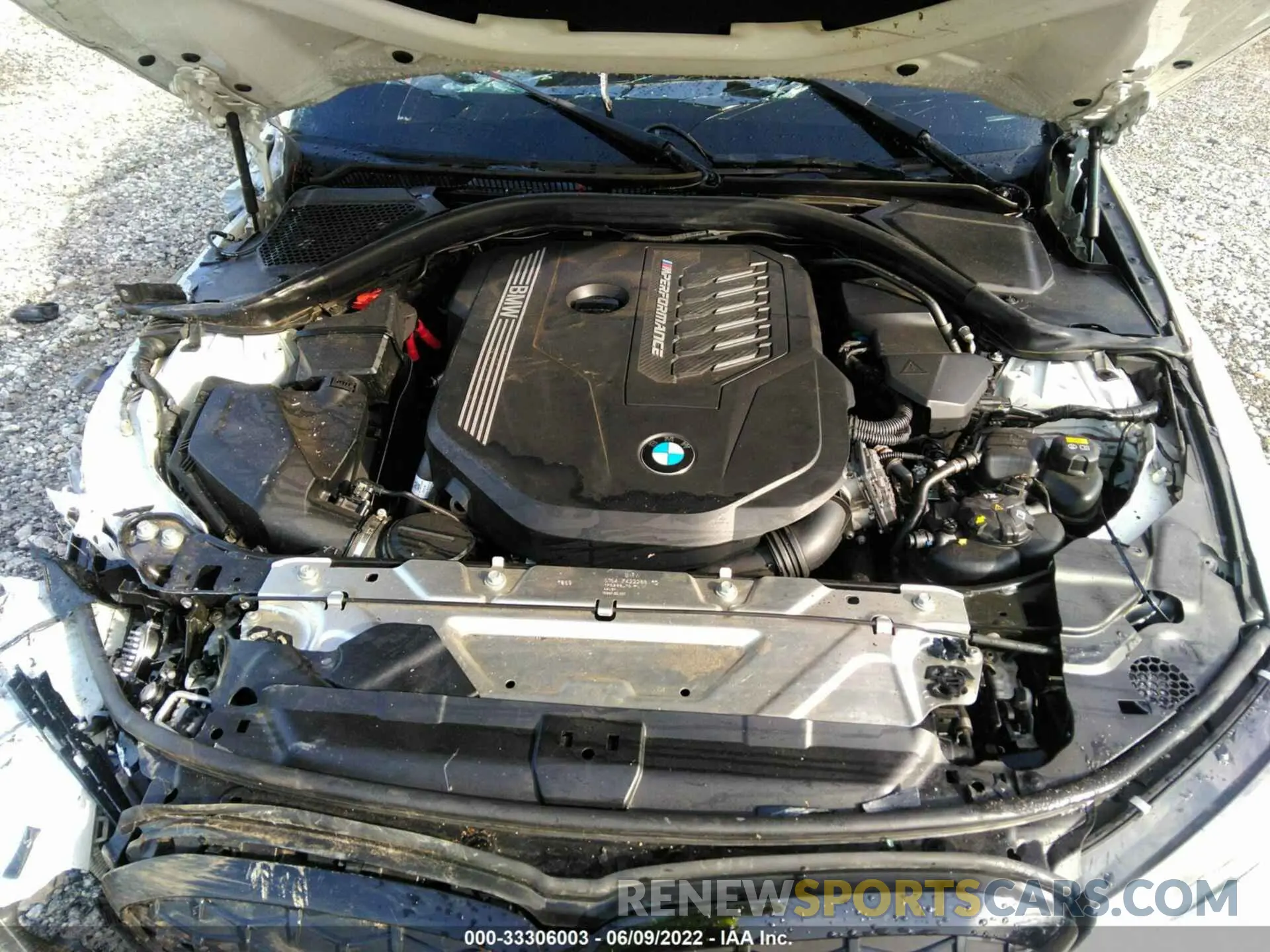 10 fotografías del automóvil dañado WBA5U7C06LFH64449 BMW 3 SERIES 2020