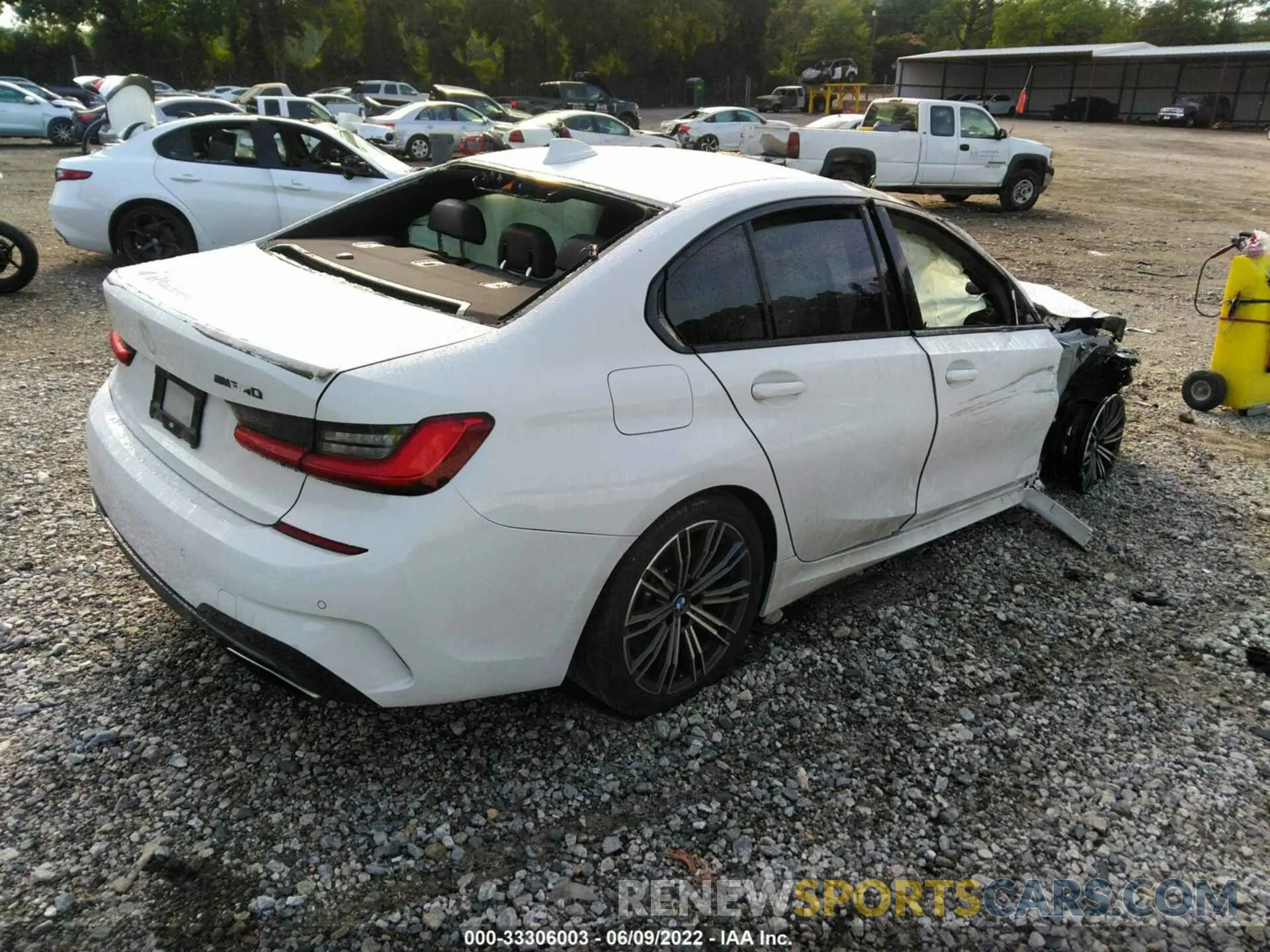 4 fotografías del automóvil dañado WBA5U7C06LFH64449 BMW 3 SERIES 2020