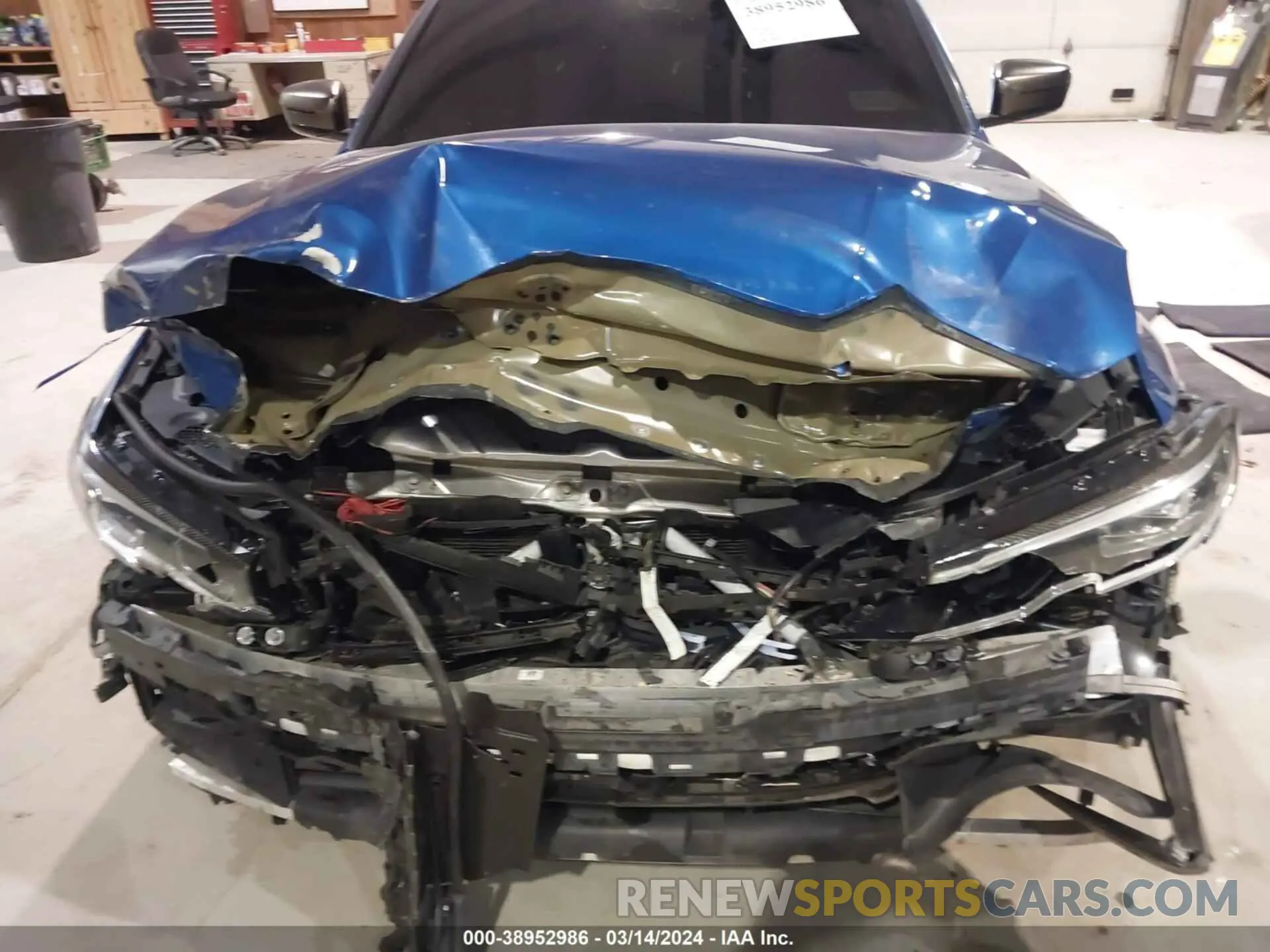 6 fotografías del automóvil dañado WBA5U7C07LA286665 BMW 3 SERIES 2020