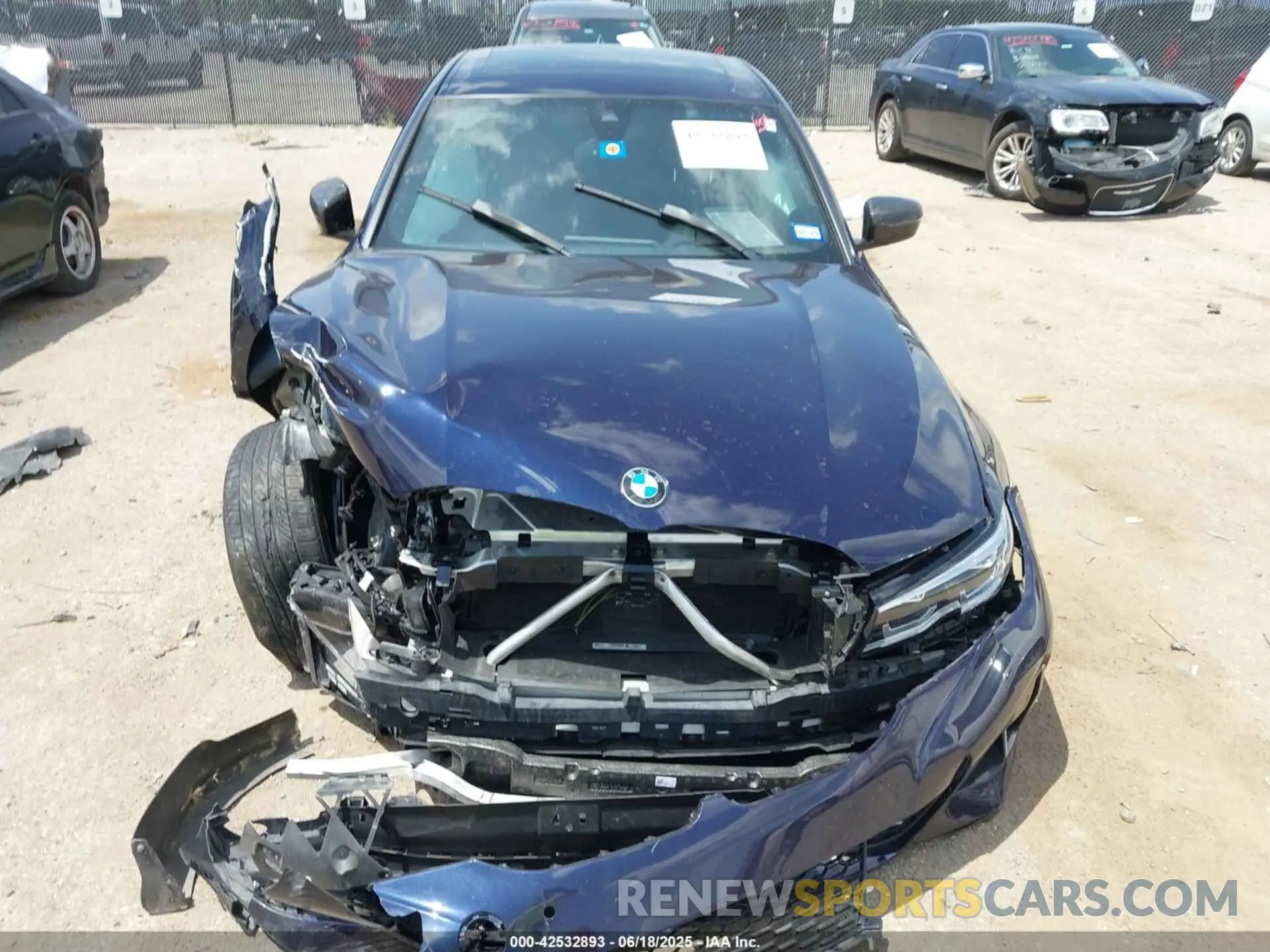 11 fotografías del automóvil dañado WBA5U7C07LFH34909 BMW 3 SERIES 2020