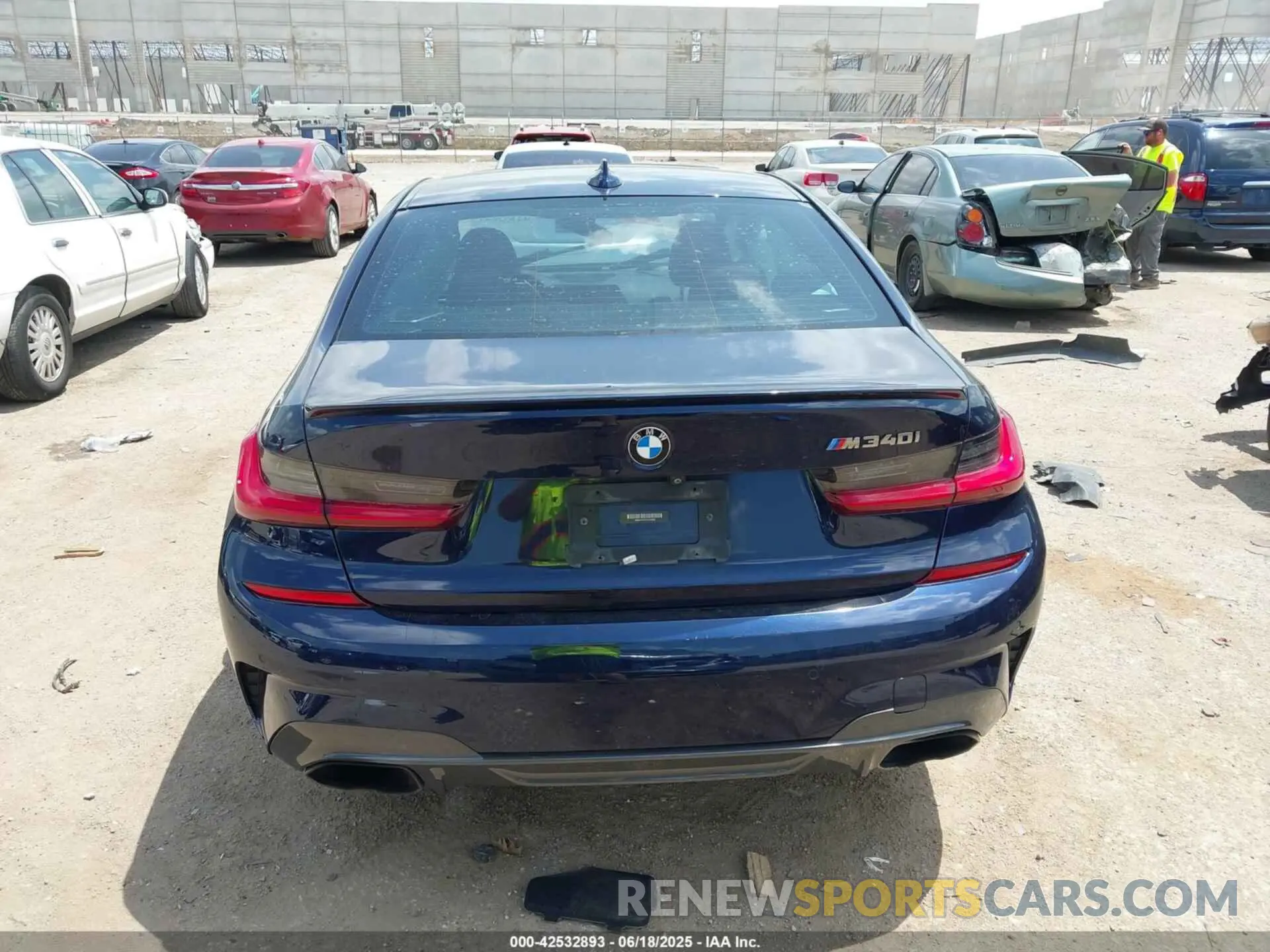 15 fotografías del automóvil dañado WBA5U7C07LFH34909 BMW 3 SERIES 2020