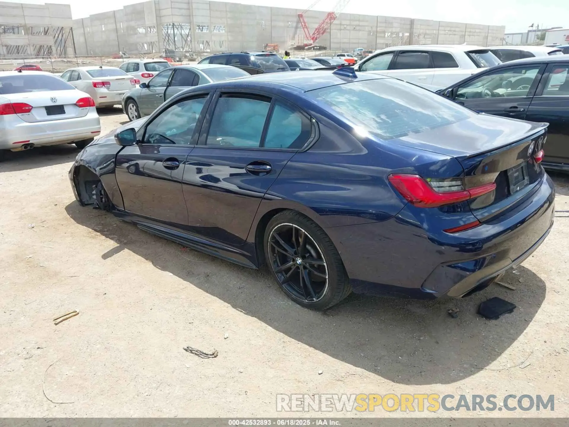 3 fotografías del automóvil dañado WBA5U7C07LFH34909 BMW 3 SERIES 2020