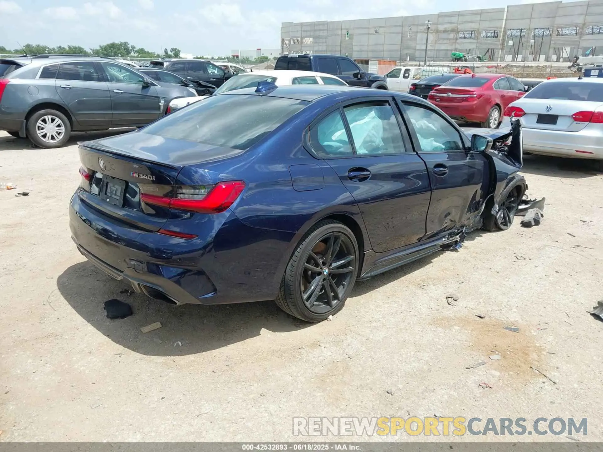 4 fotografías del automóvil dañado WBA5U7C07LFH34909 BMW 3 SERIES 2020