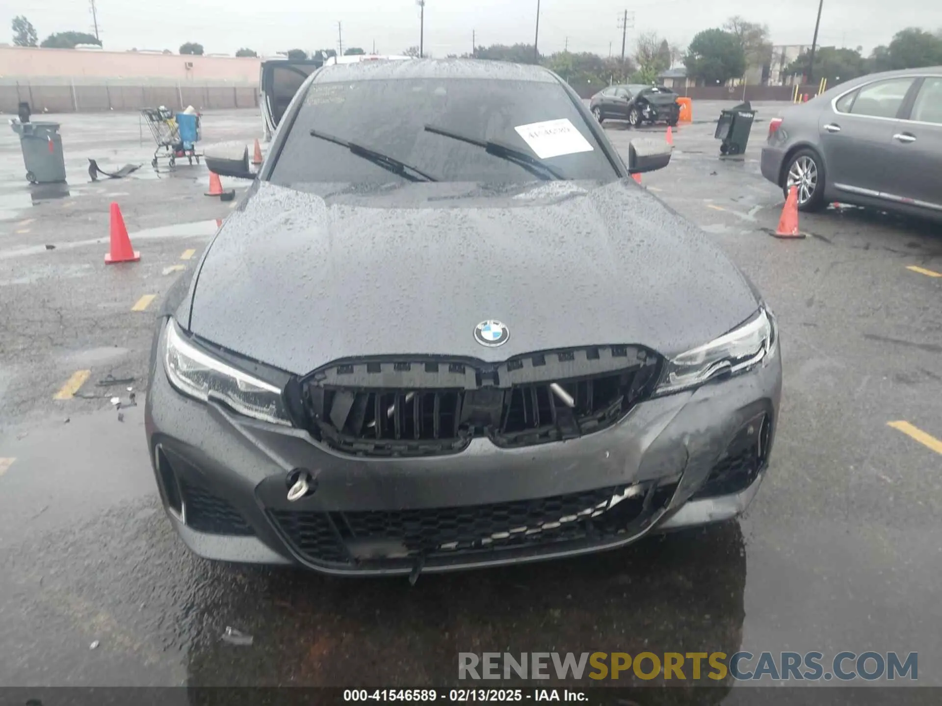 12 fotografías del automóvil dañado WBA5U7C0XLA232180 BMW 3 SERIES 2020