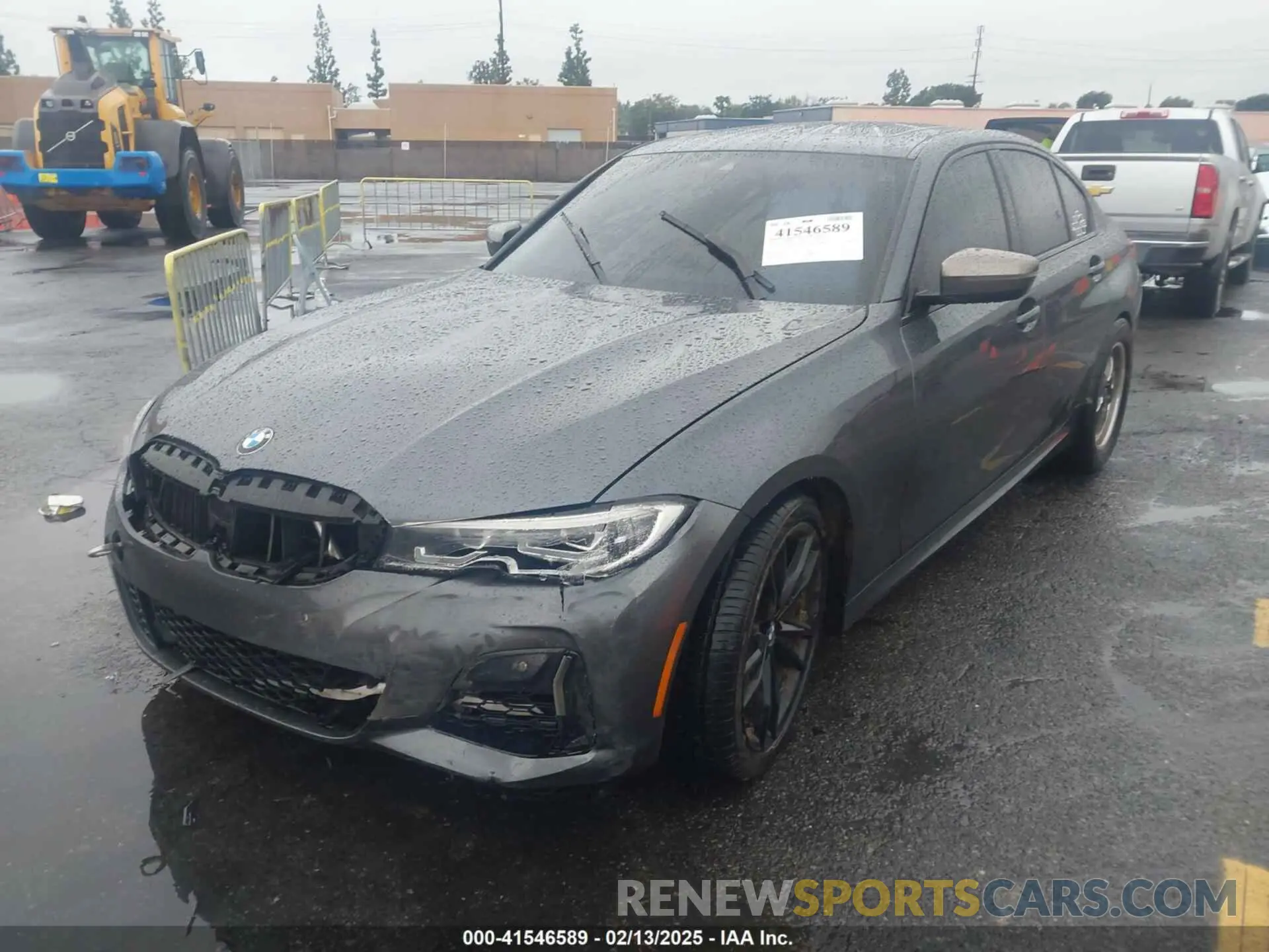 2 fotografías del automóvil dañado WBA5U7C0XLA232180 BMW 3 SERIES 2020