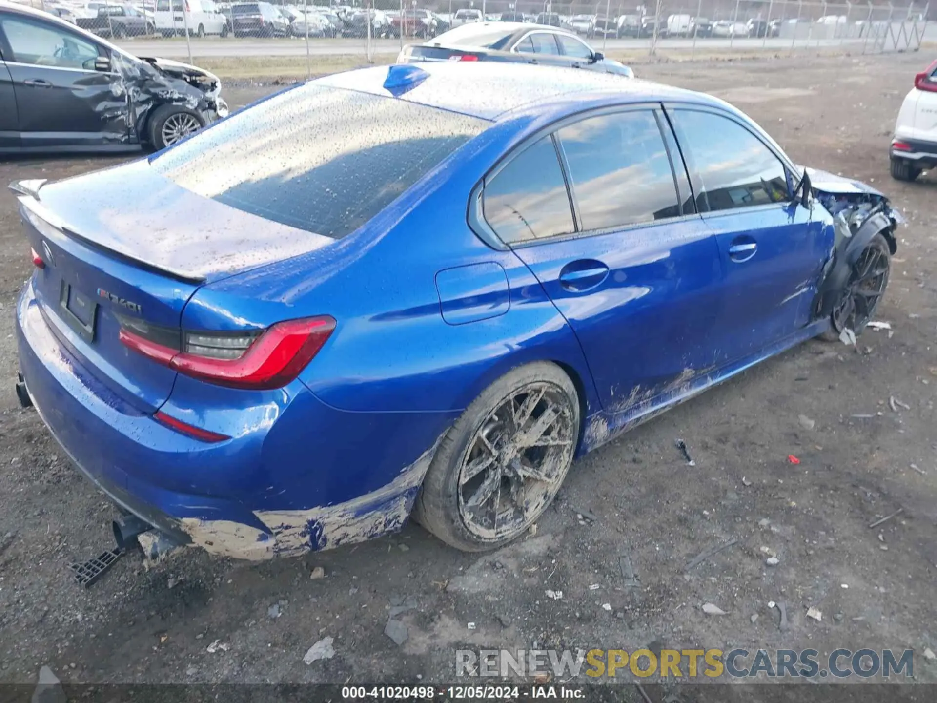 4 fotografías del automóvil dañado WBA5U9C00LFH03223 BMW 3 SERIES 2020