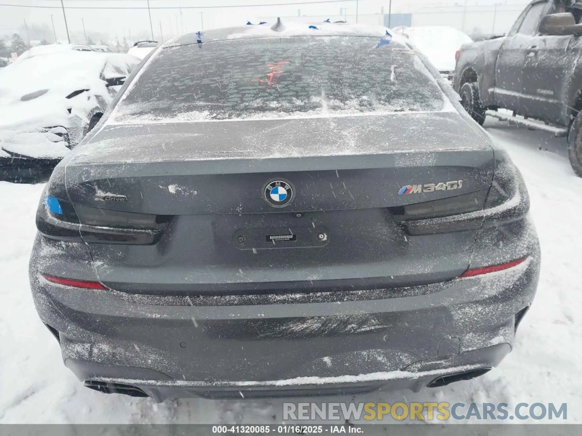 16 fotografías del automóvil dañado WBA5U9C05LA379258 BMW 3 SERIES 2020