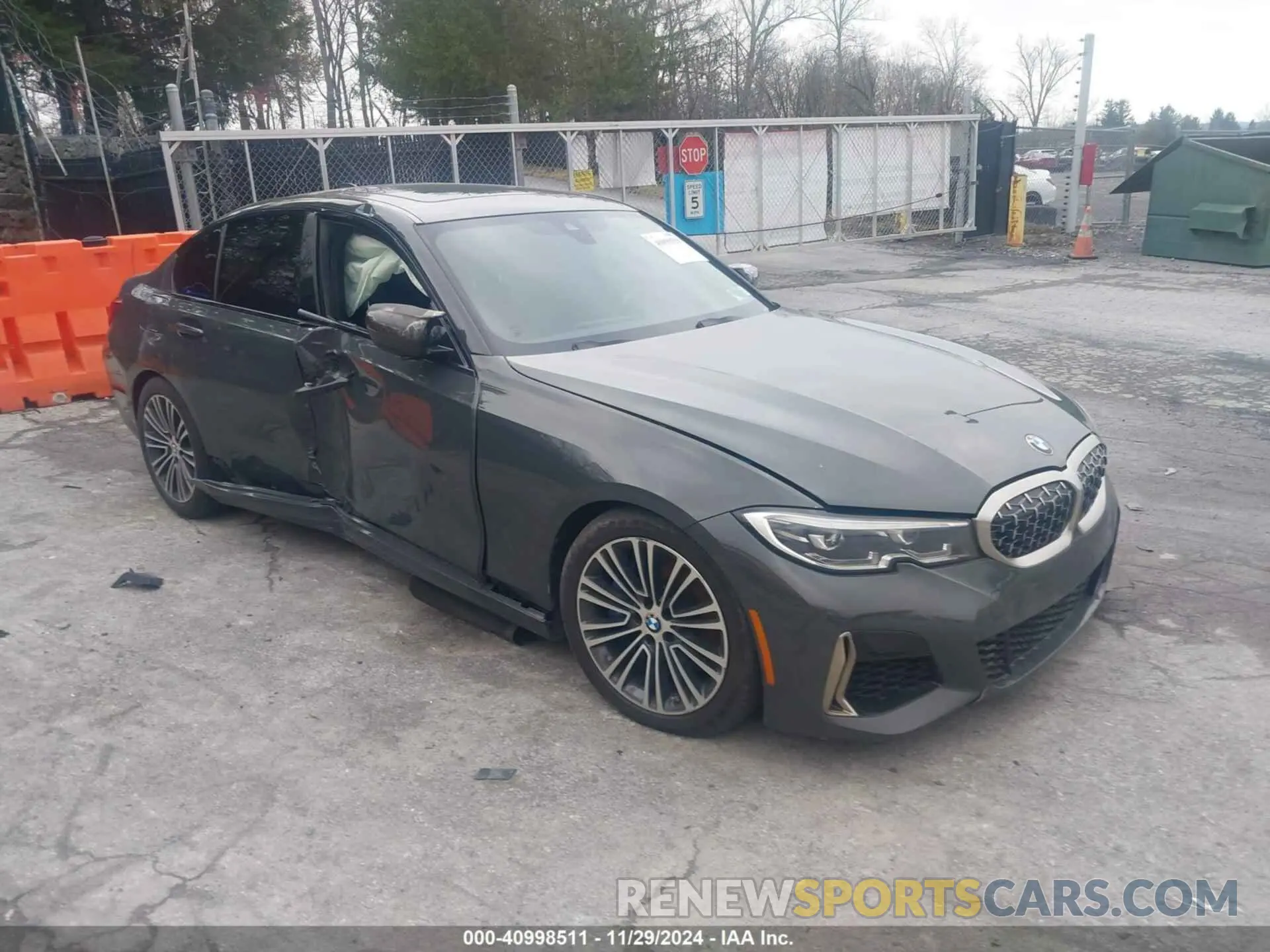 1 fotografías del automóvil dañado WBA5U9C07LFJ48848 BMW 3 SERIES 2020