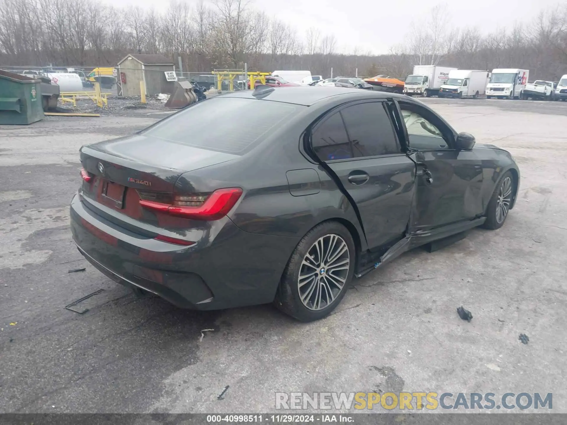 4 fotografías del automóvil dañado WBA5U9C07LFJ48848 BMW 3 SERIES 2020