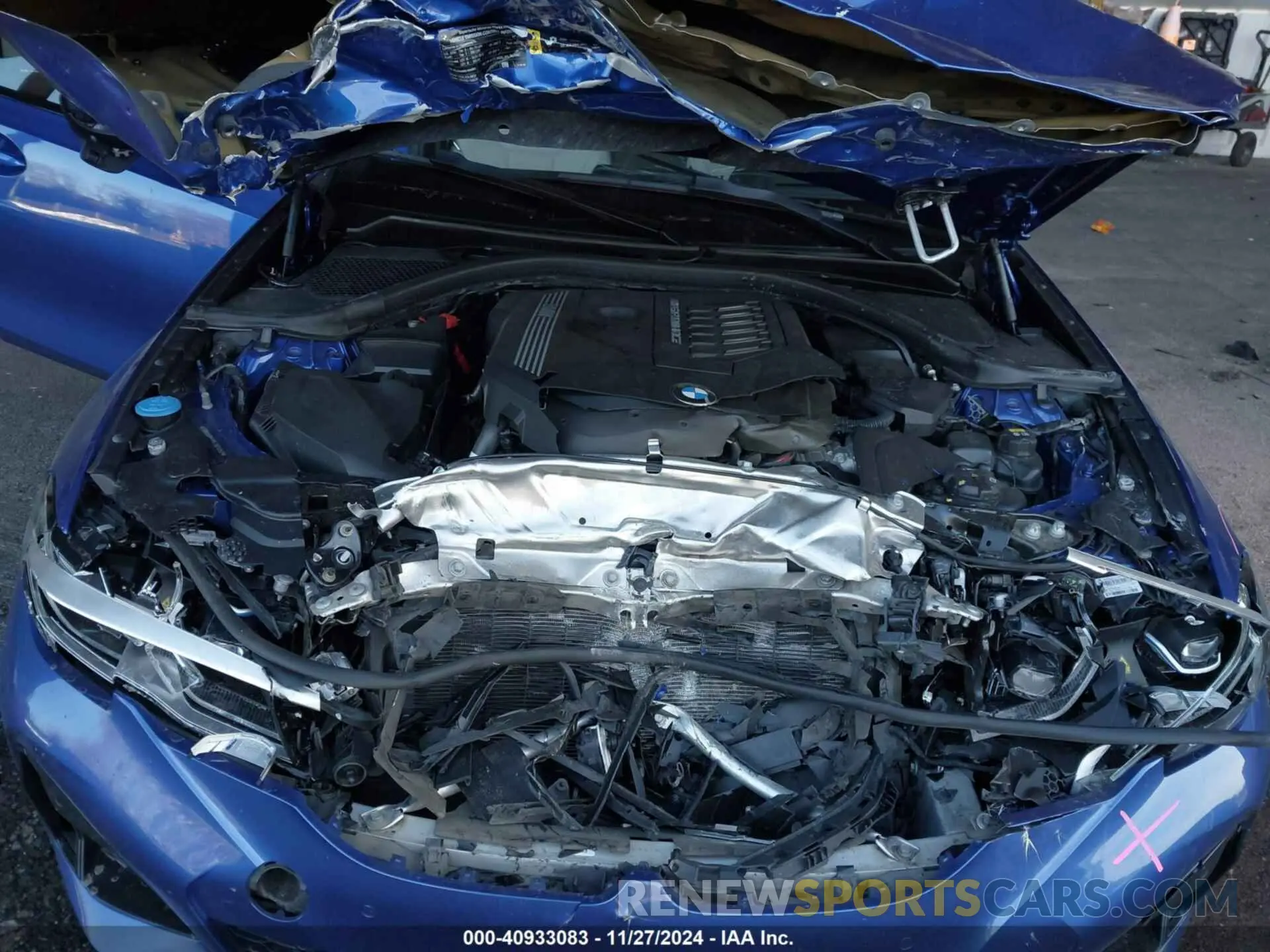 10 fotografías del automóvil dañado WBA5U9C08LFH70152 BMW 3 SERIES 2020