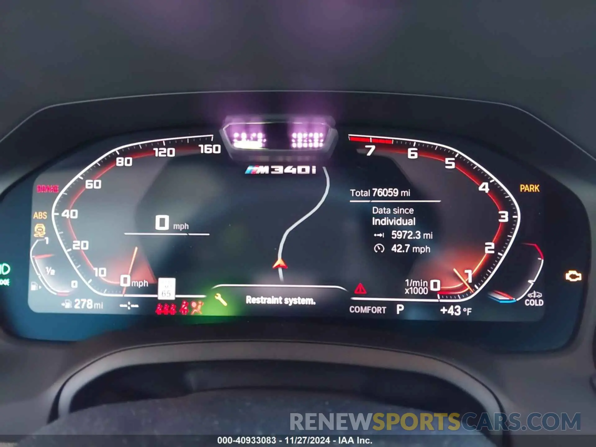 7 fotografías del automóvil dañado WBA5U9C08LFH70152 BMW 3 SERIES 2020