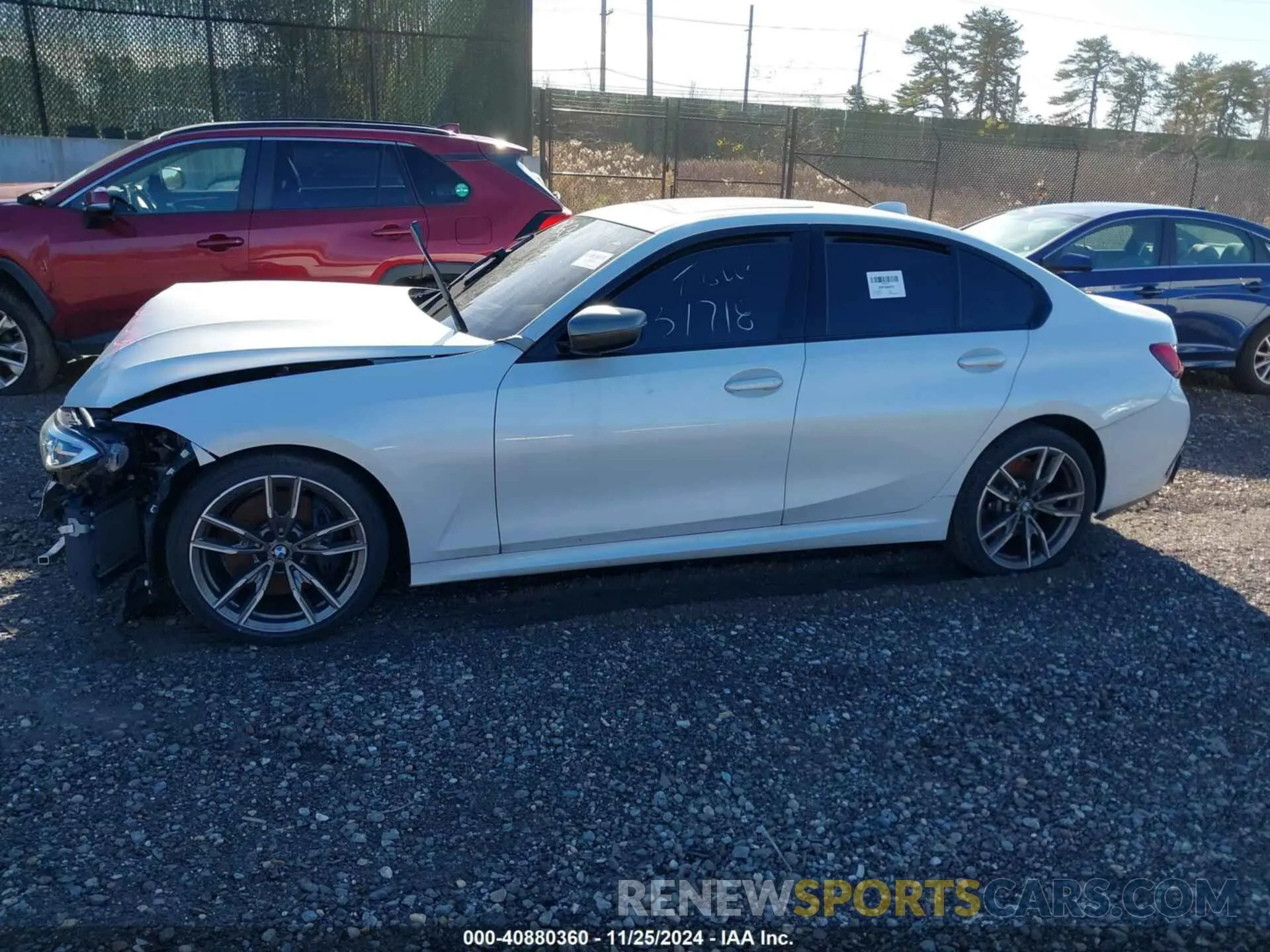 13 fotografías del automóvil dañado WBA5U9C0XLFH44068 BMW 3 SERIES 2020