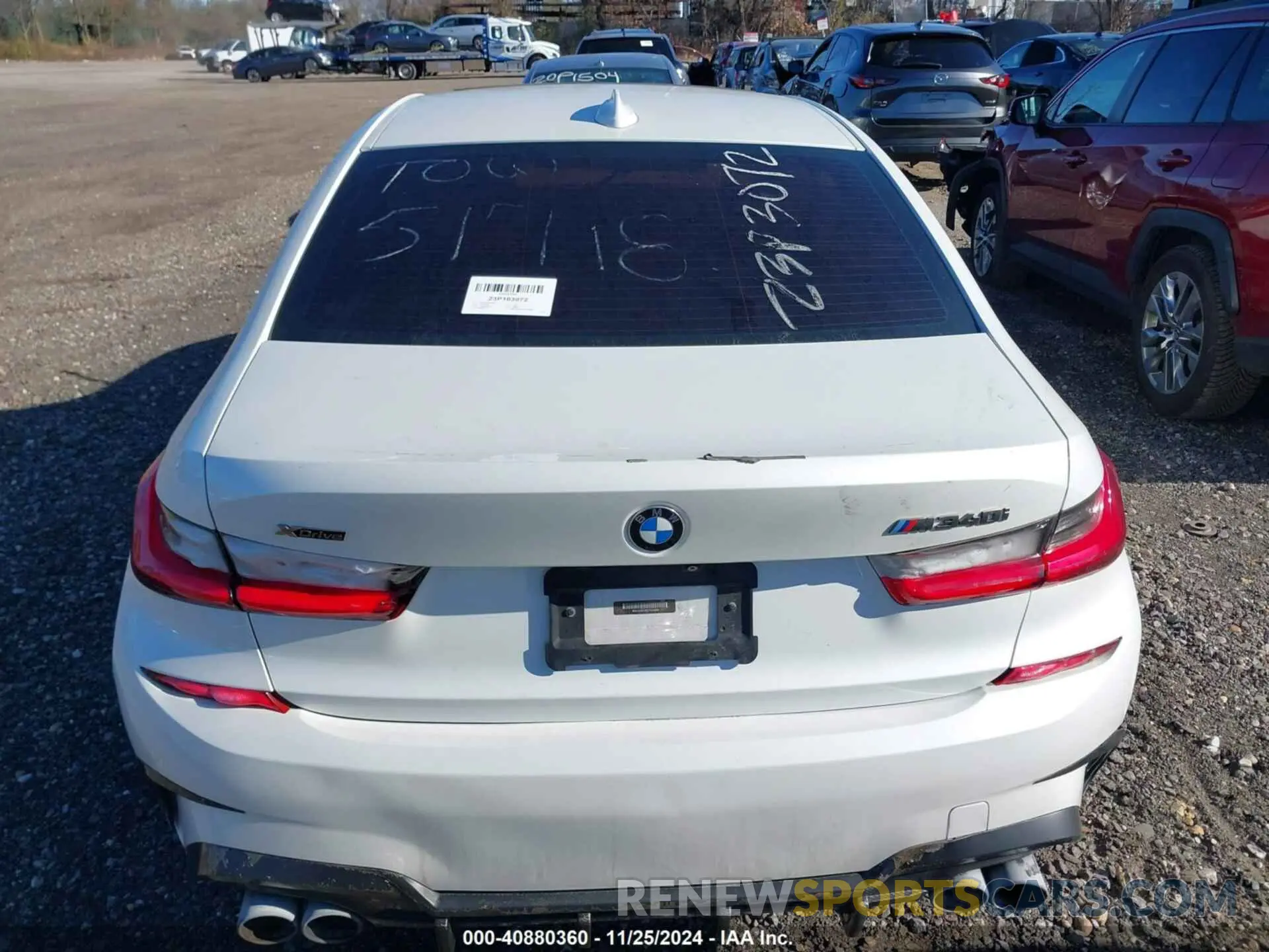 15 fotografías del automóvil dañado WBA5U9C0XLFH44068 BMW 3 SERIES 2020