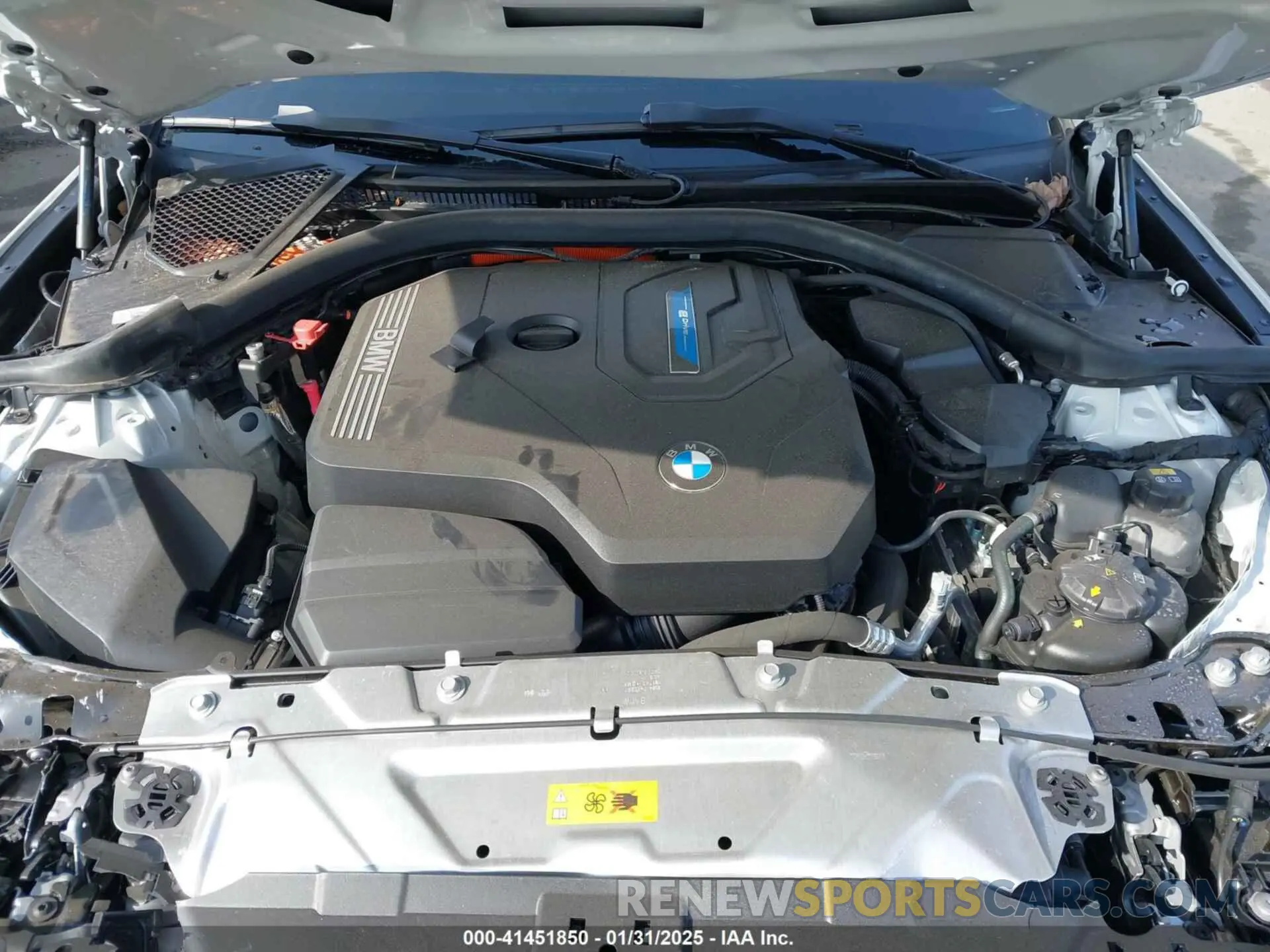 10 fotografías del automóvil dañado 3MW5P7J00M8C21180 BMW 3 SERIES 2021