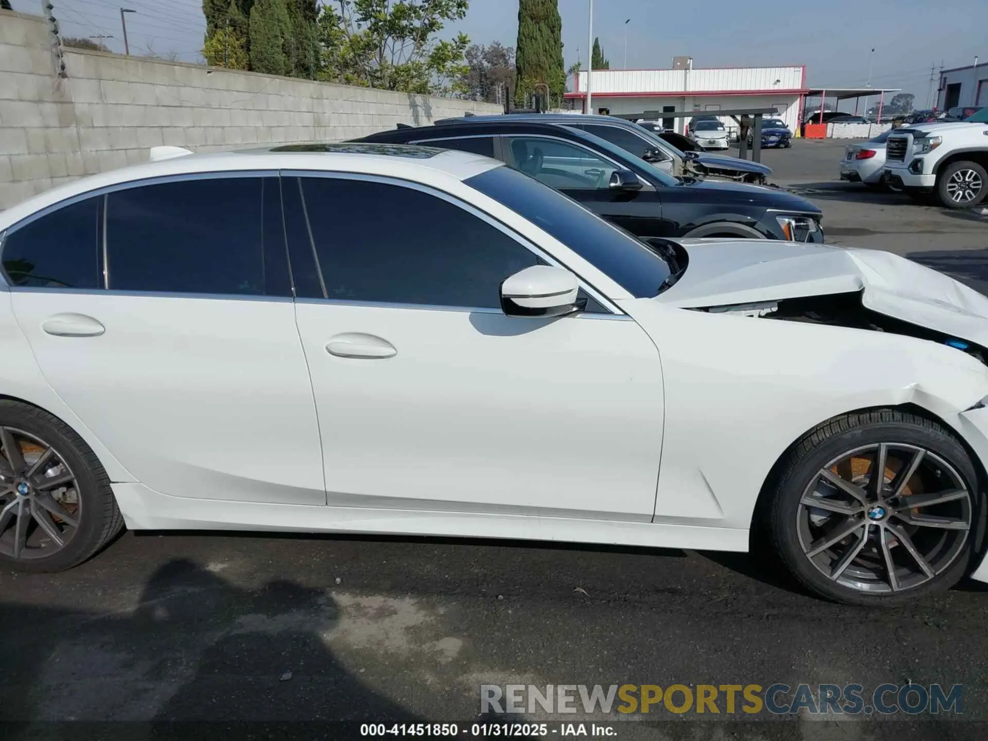 13 fotografías del automóvil dañado 3MW5P7J00M8C21180 BMW 3 SERIES 2021