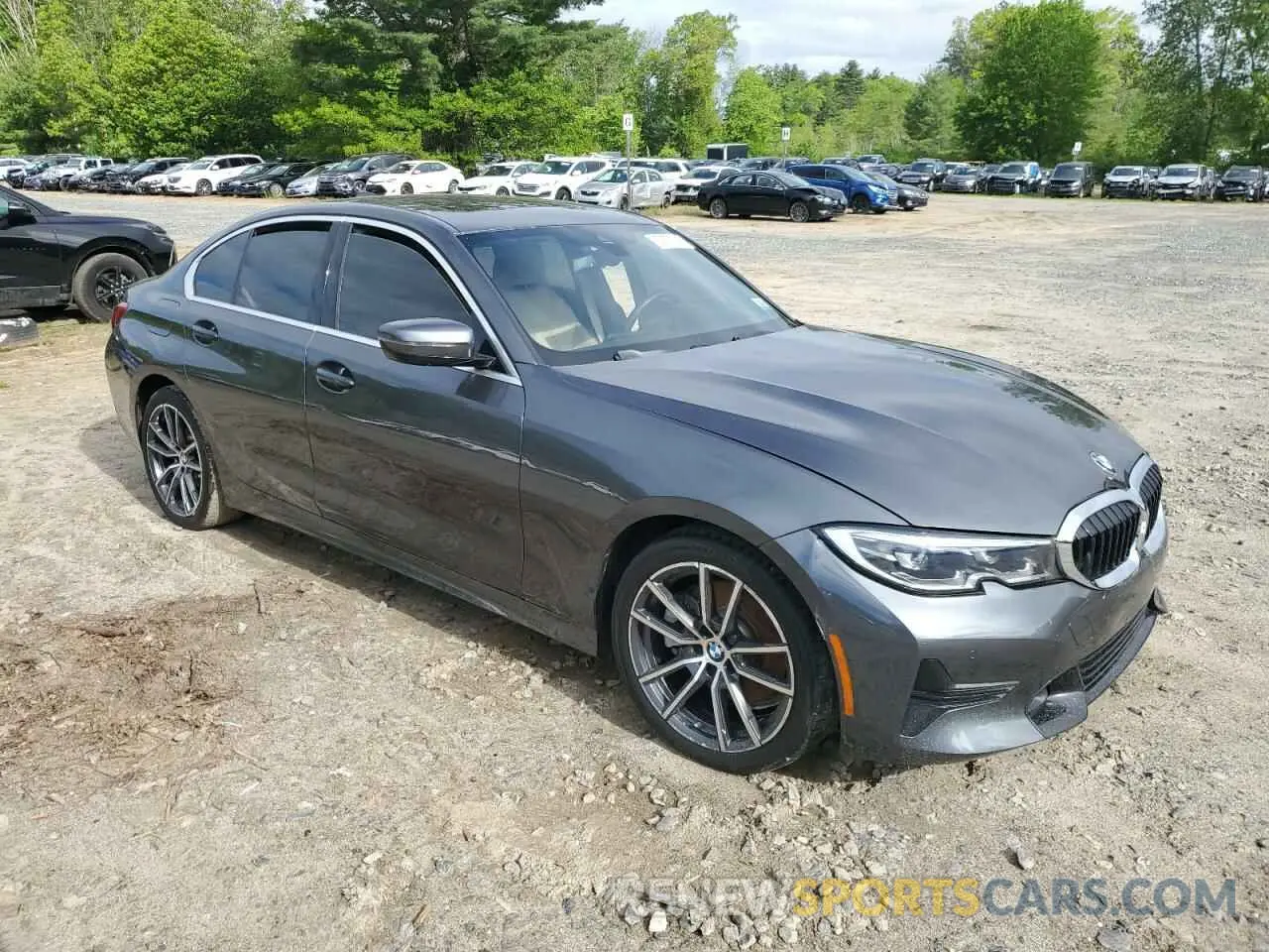 4 fotografías del automóvil dañado 3MW5P7J02M8B72919 BMW 3 SERIES 2021