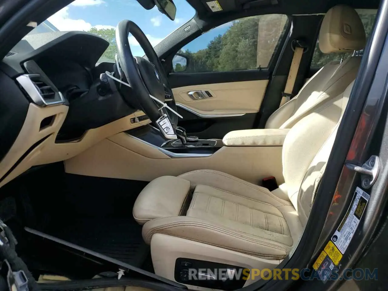 7 fotografías del automóvil dañado 3MW5P7J02M8B72919 BMW 3 SERIES 2021