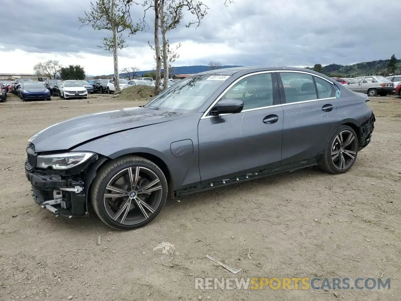 1 fotografías del automóvil dañado 3MW5P7J02M8B94208 BMW 3 SERIES 2021
