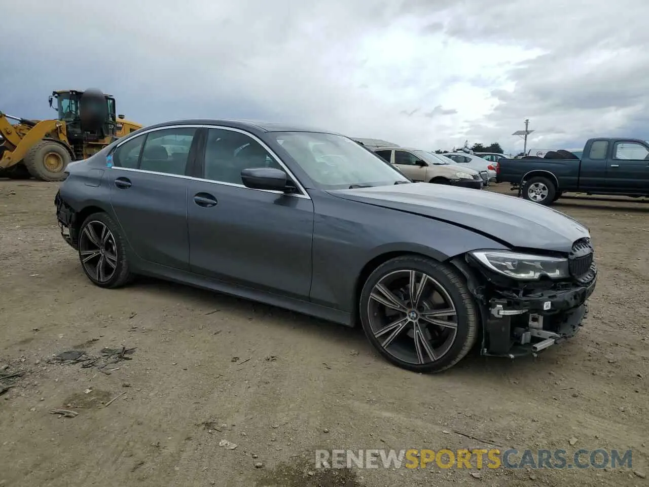4 fotografías del automóvil dañado 3MW5P7J02M8B94208 BMW 3 SERIES 2021