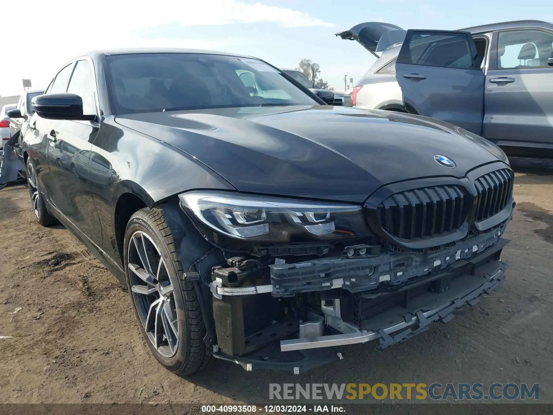 1 fotografías del automóvil dañado 3MW5P7J05M8B83798 BMW 3 SERIES 2021