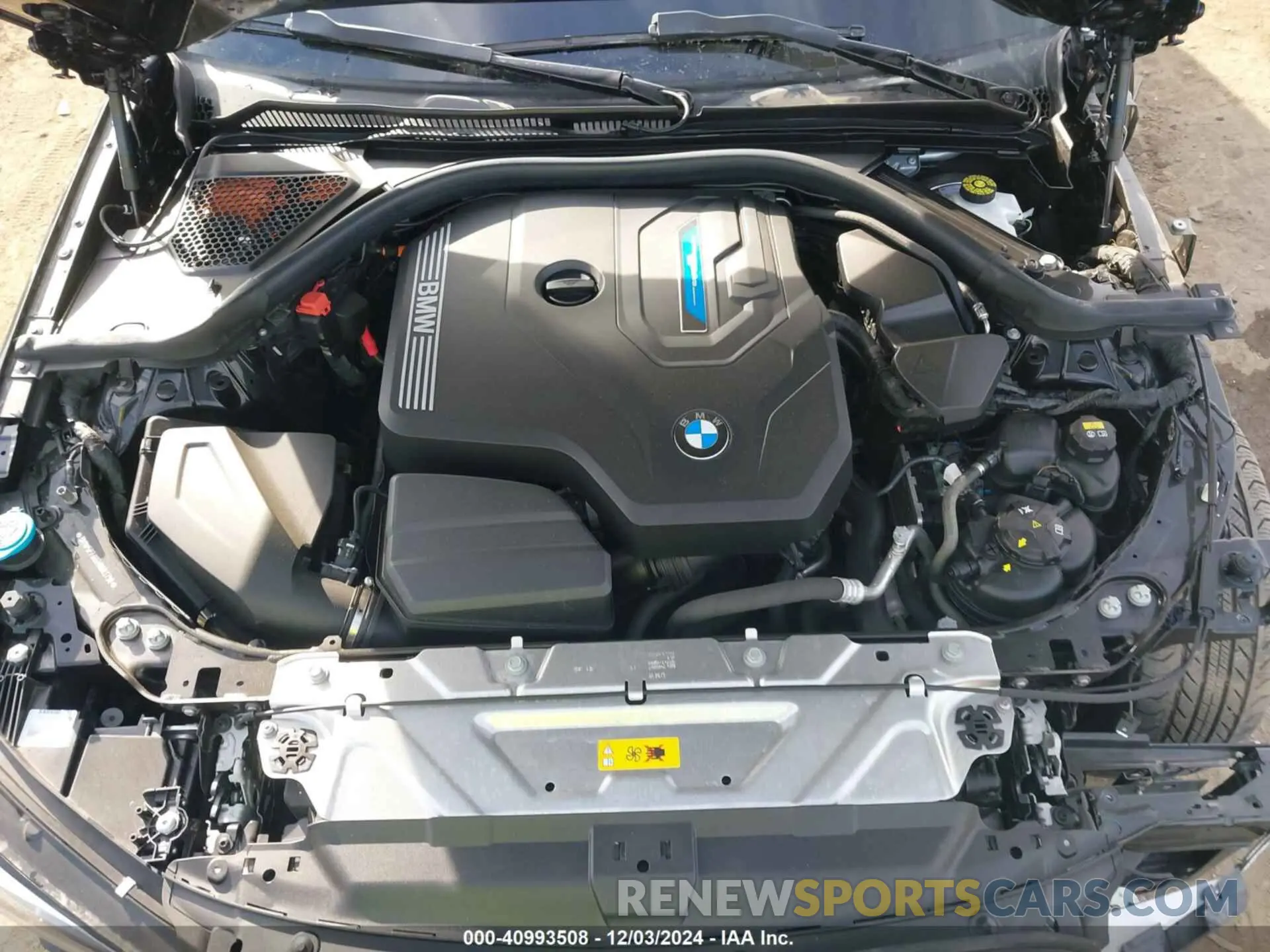 10 fotografías del automóvil dañado 3MW5P7J05M8B83798 BMW 3 SERIES 2021