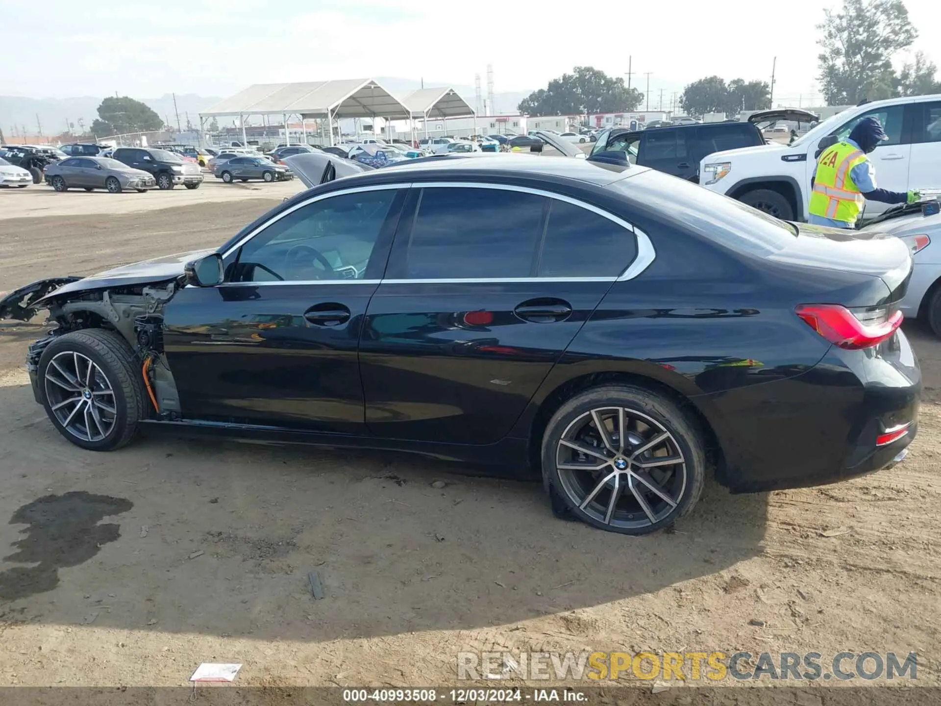 15 fotografías del automóvil dañado 3MW5P7J05M8B83798 BMW 3 SERIES 2021