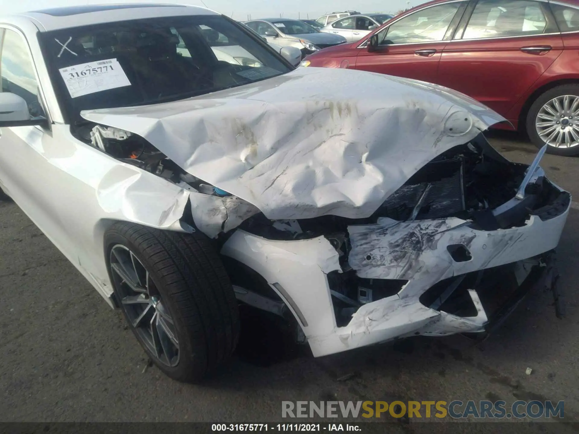 6 fotografías del automóvil dañado 3MW5P7J06M8C11575 BMW 3 SERIES 2021