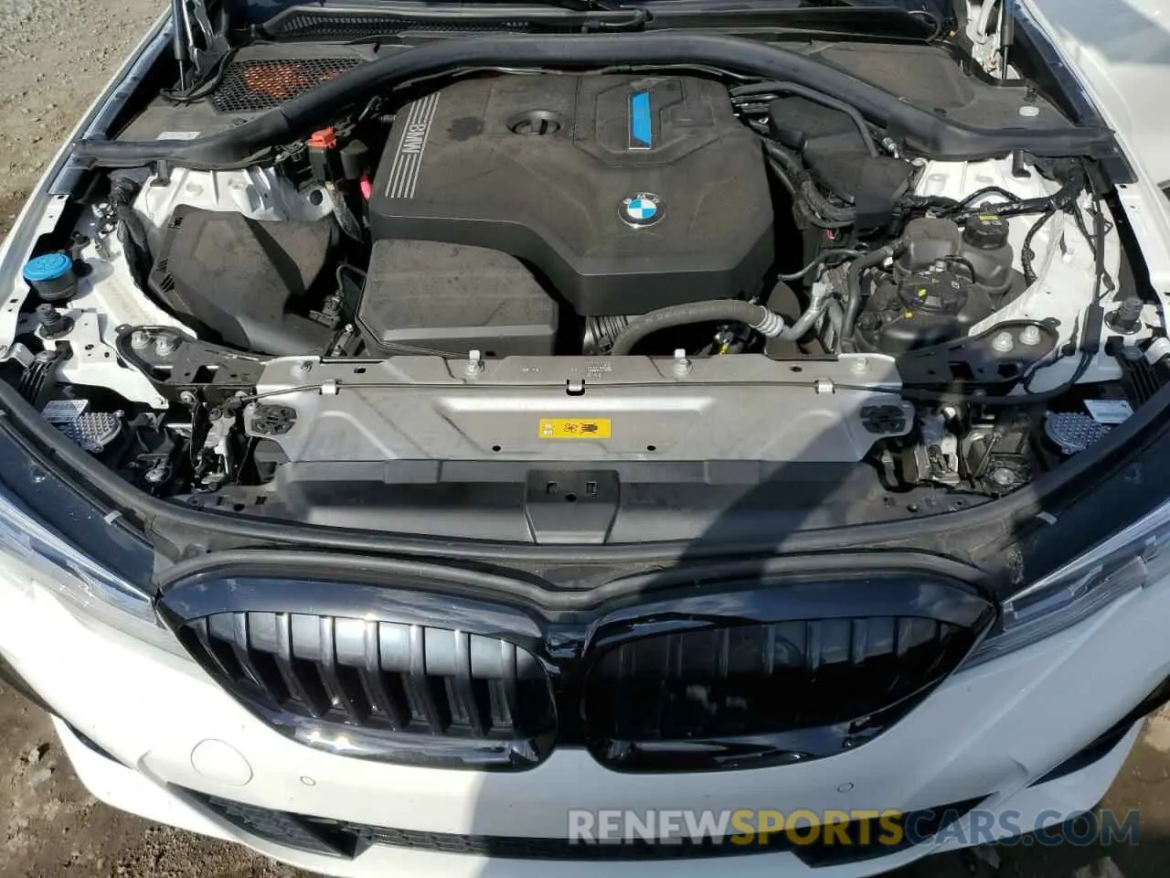 11 fotografías del automóvil dañado 3MW5P7J07M8B62645 BMW 3 SERIES 2021