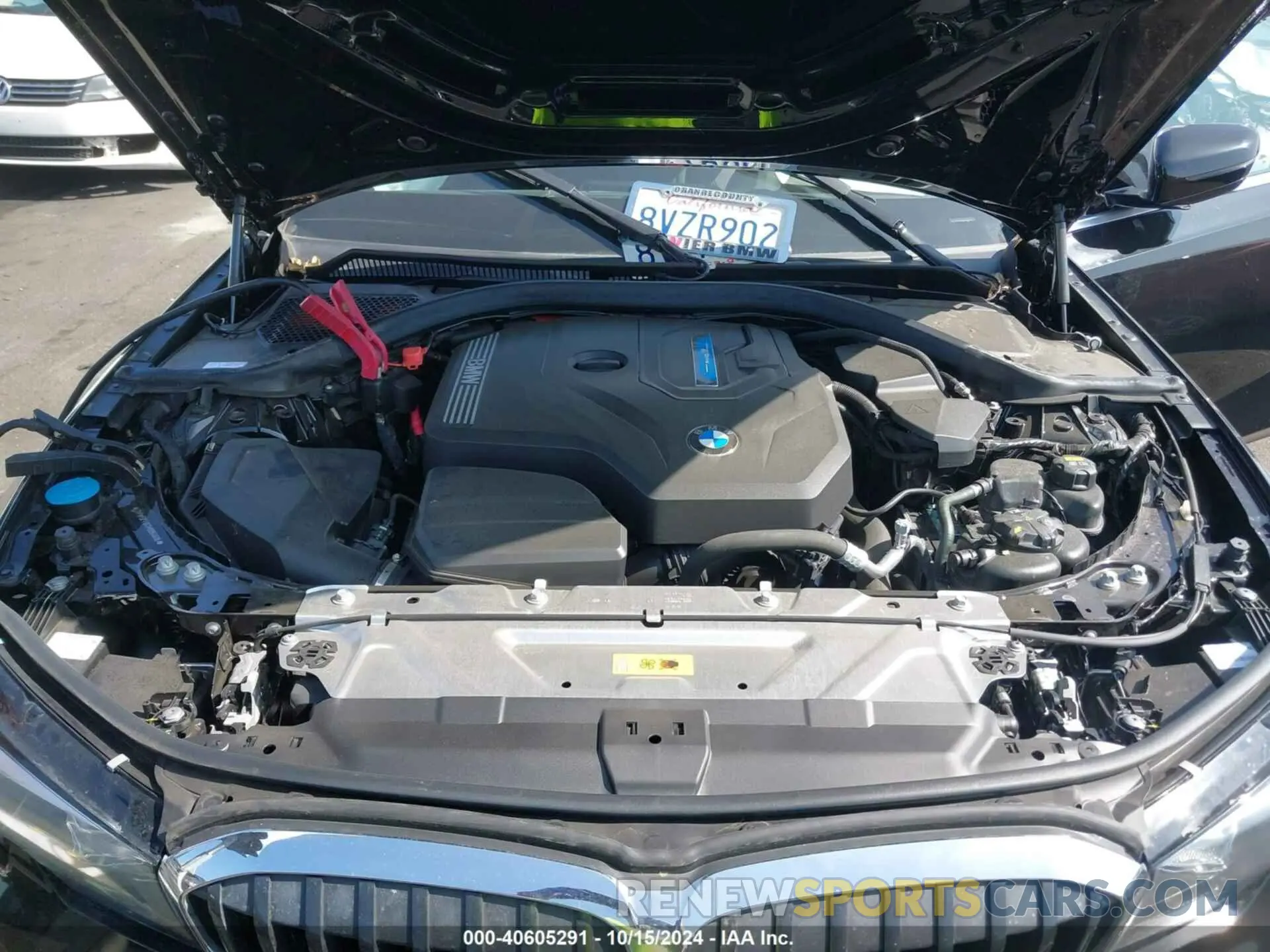 10 fotografías del automóvil dañado 3MW5P7J07M8B64606 BMW 3 SERIES 2021