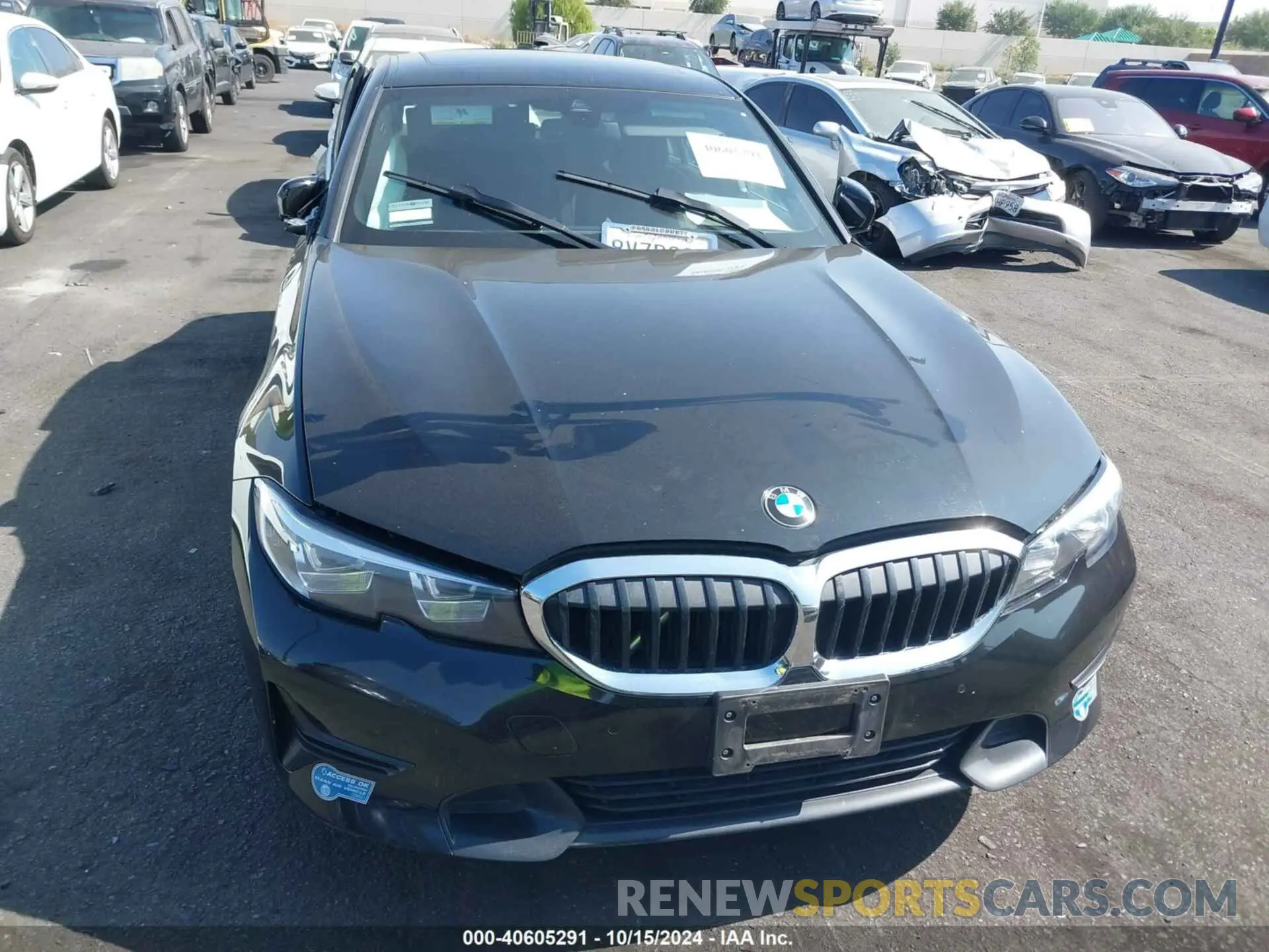 12 fotografías del automóvil dañado 3MW5P7J07M8B64606 BMW 3 SERIES 2021