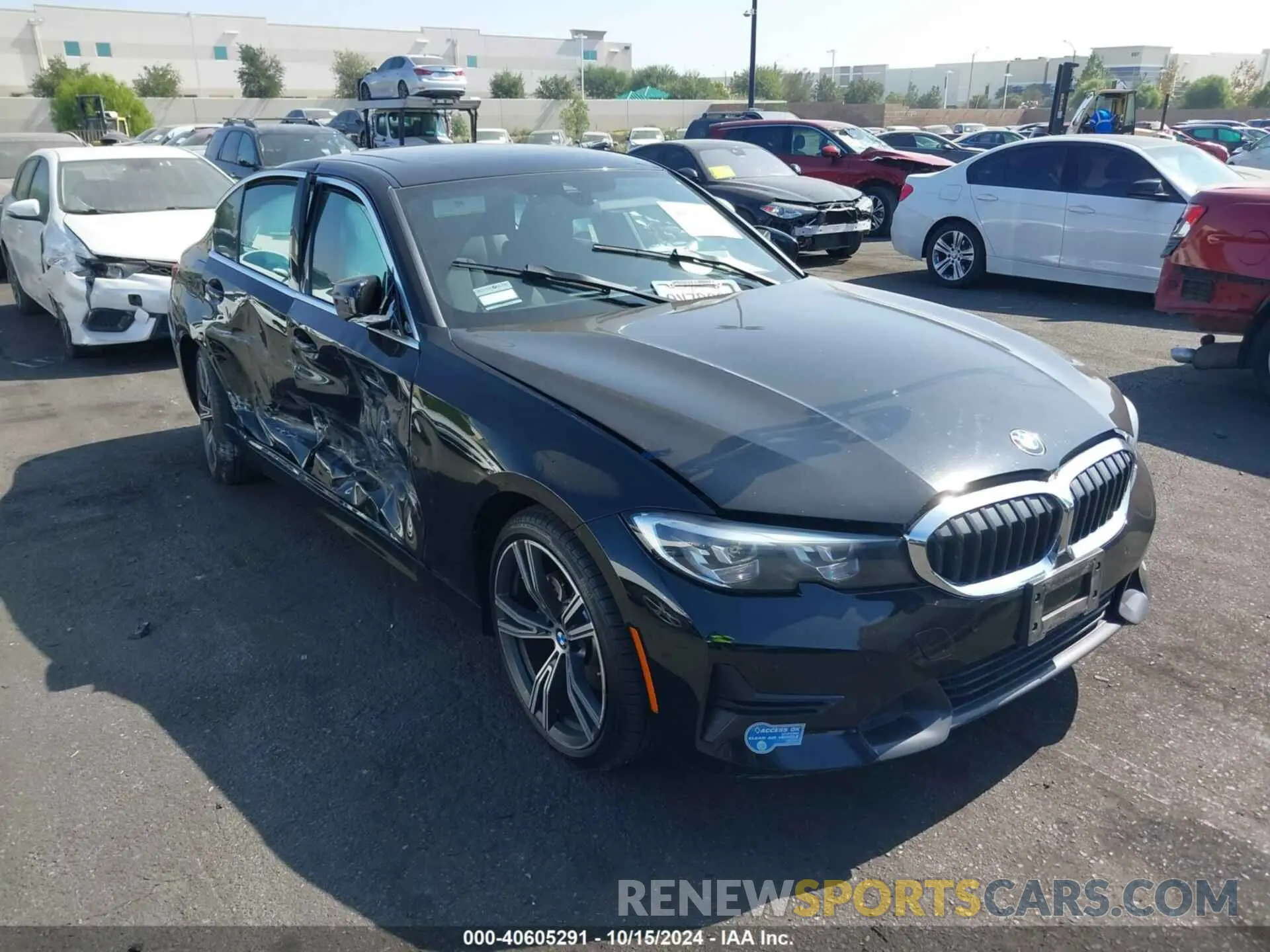 13 fotografías del automóvil dañado 3MW5P7J07M8B64606 BMW 3 SERIES 2021