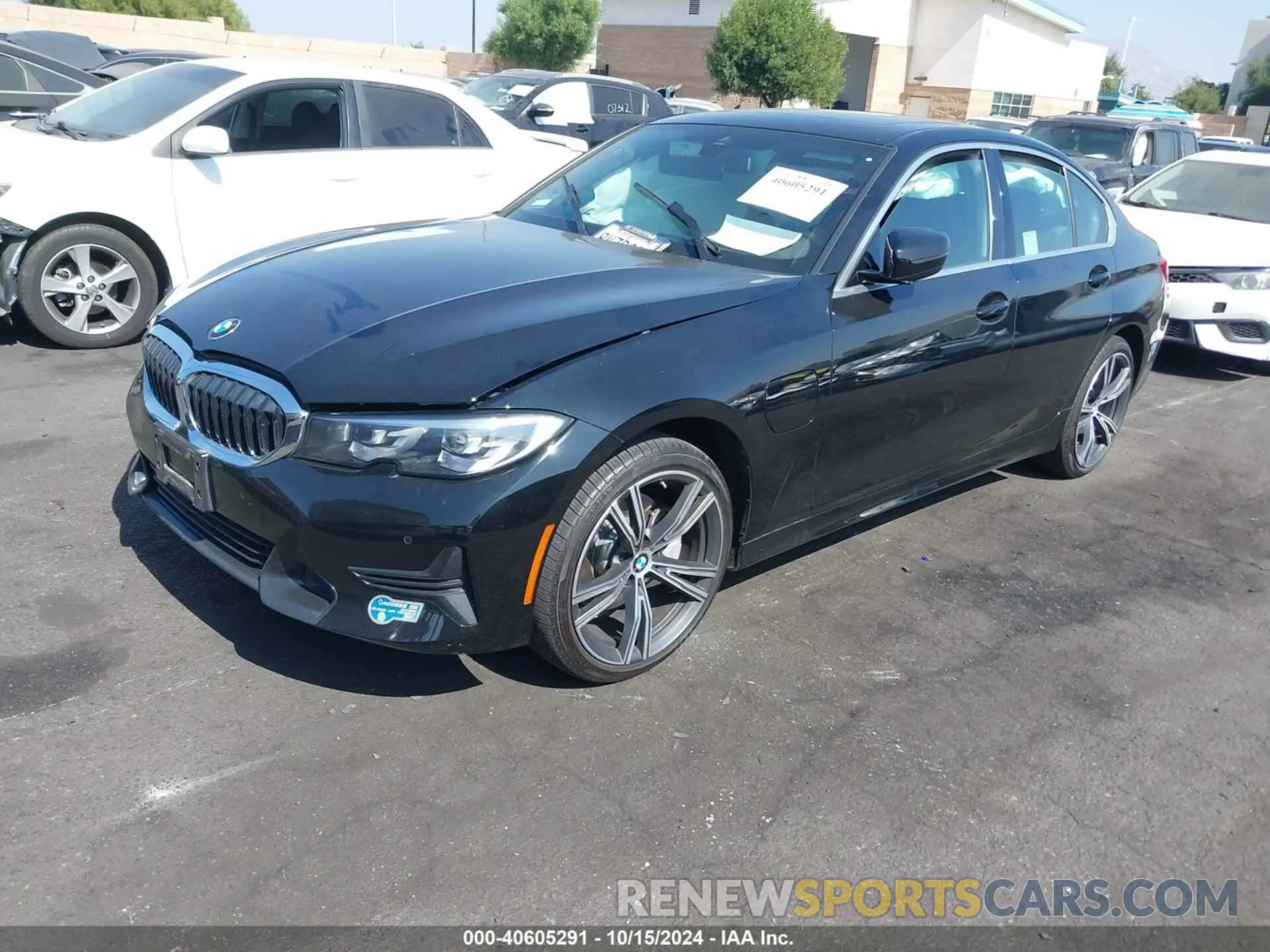 2 fotografías del automóvil dañado 3MW5P7J07M8B64606 BMW 3 SERIES 2021